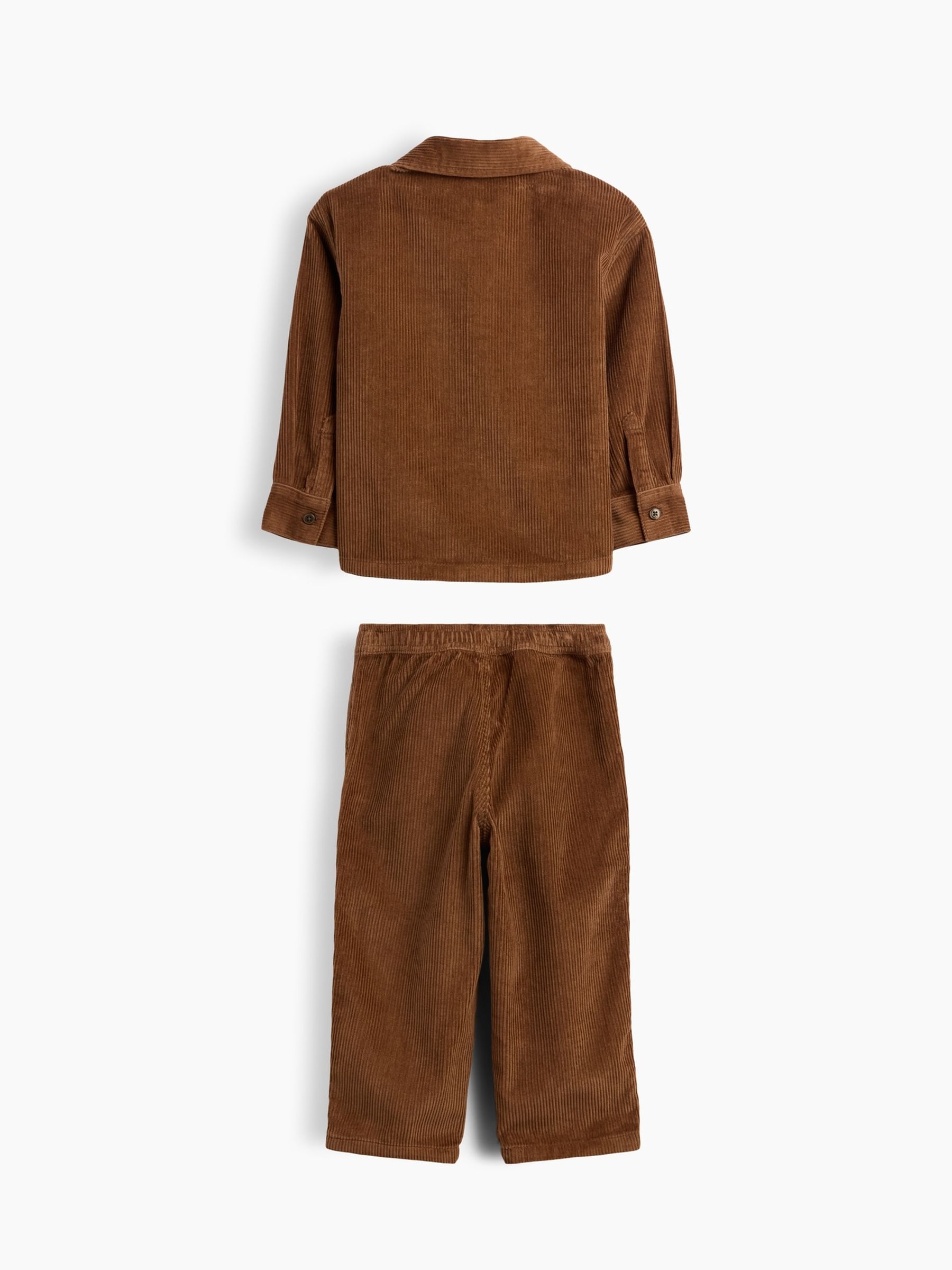 Brown Corduroy Outfit Set - Image 2 of 2