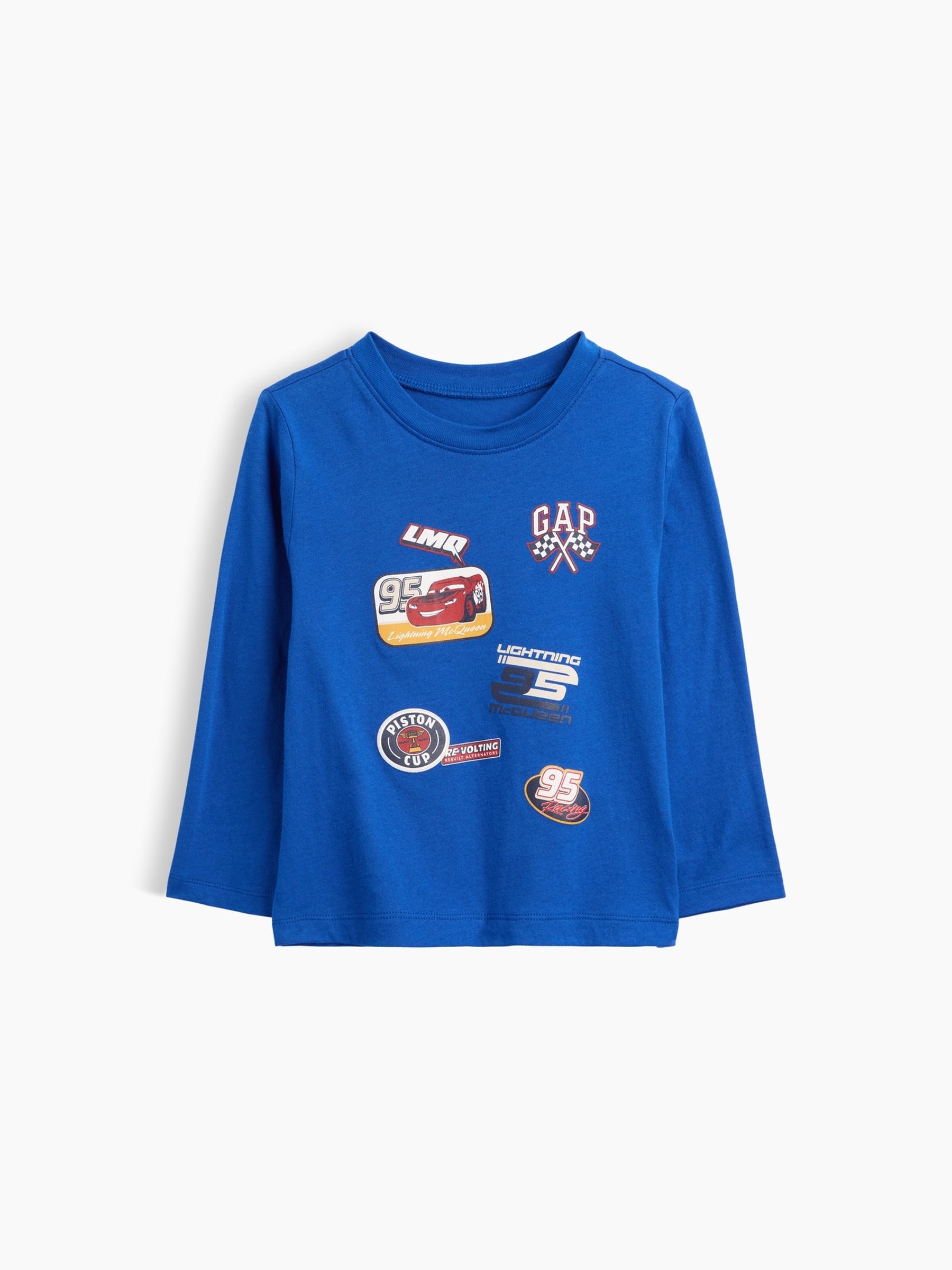 Blue Disney Cars Graphic T-Shirt - Image 1 of 3 Blue Disney Cars Graphic T-Shirt - Image 1 of 3