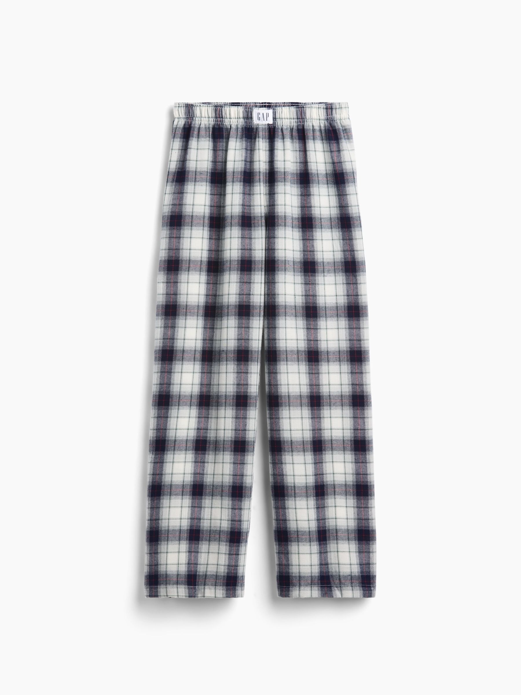 Navy & White Check Flannel Pyjama Bottoms - Image 5 of 6
