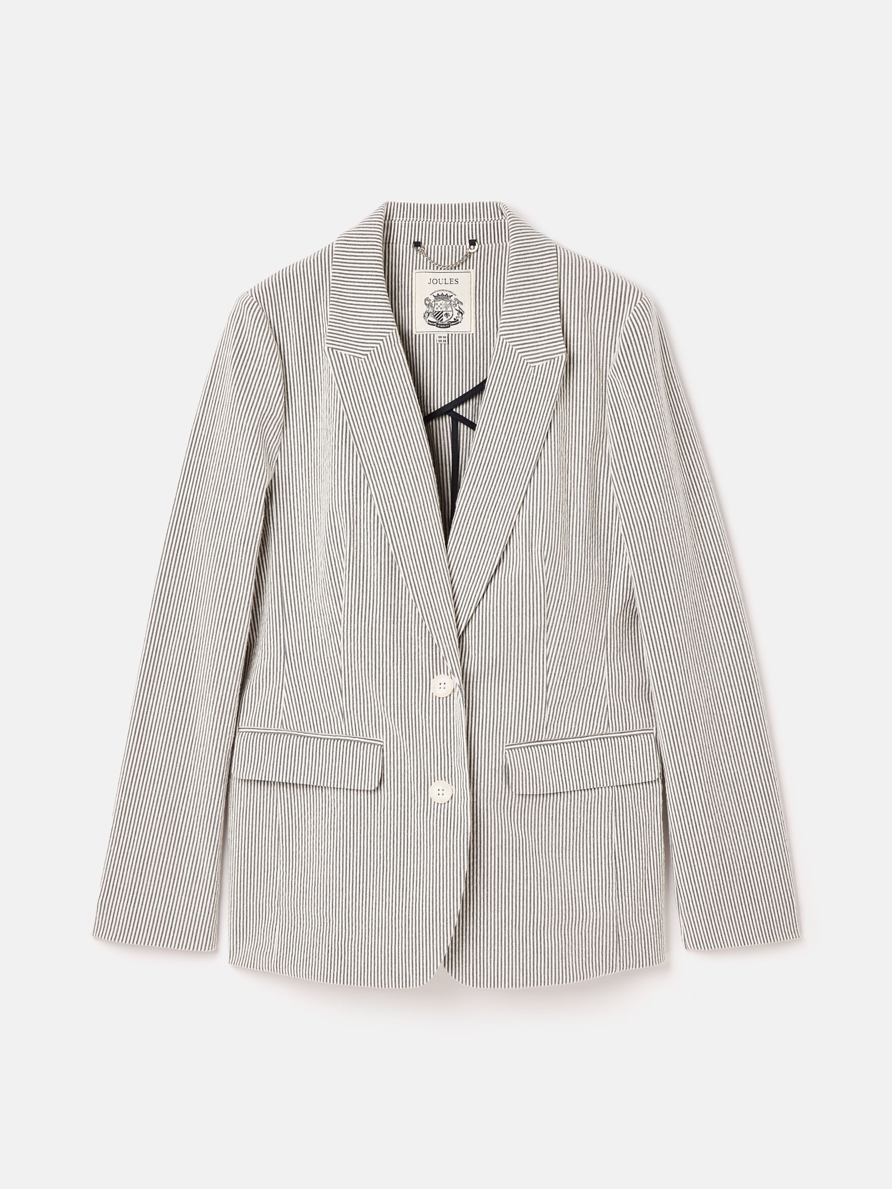 Belmont Cream/Navy Seersucker Boating Blazer - Image 7 of 8