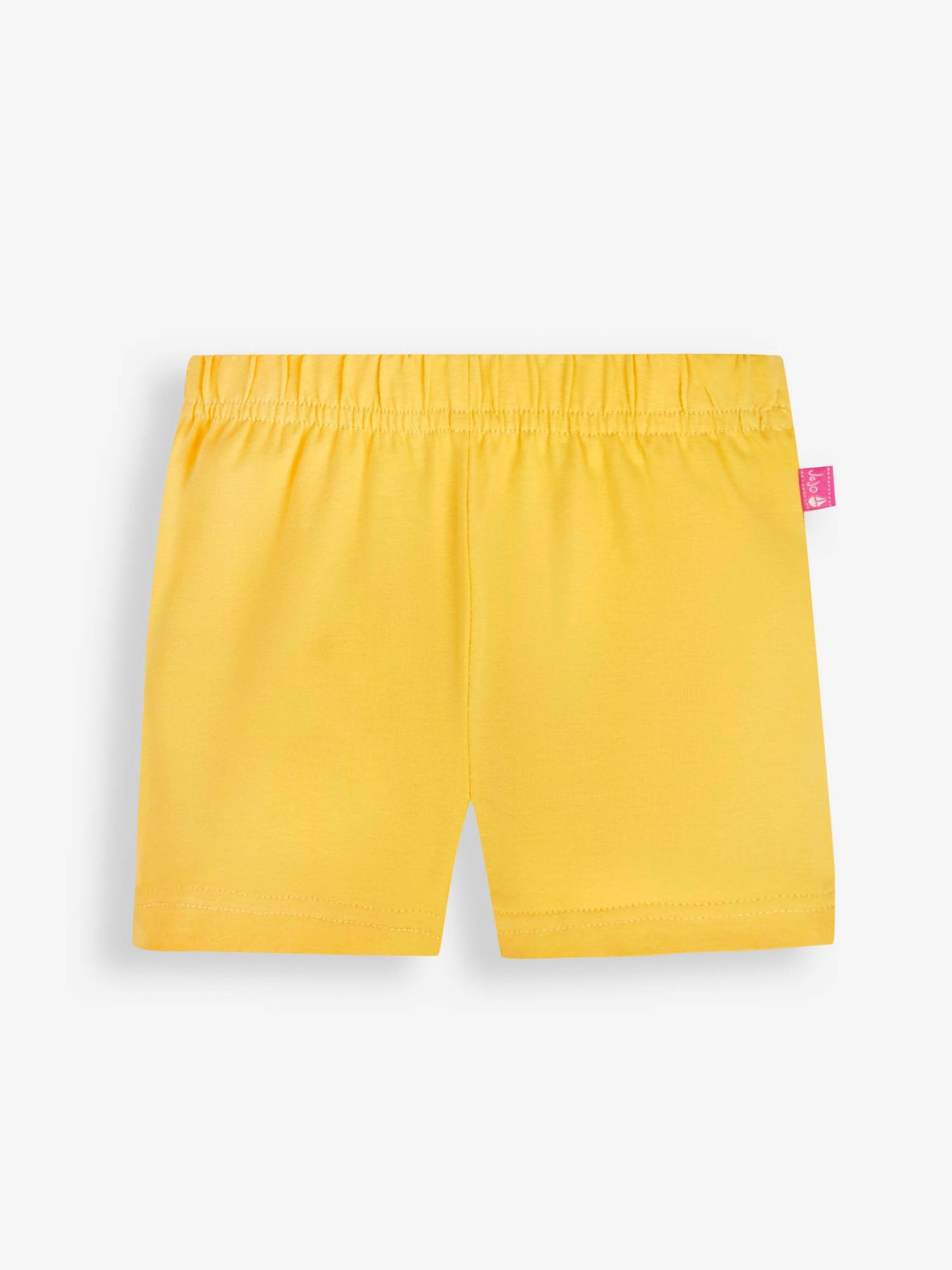 Pink 2-Pack Strawberry Ditsy Print & Yellow Shorts - Image 2 of 5