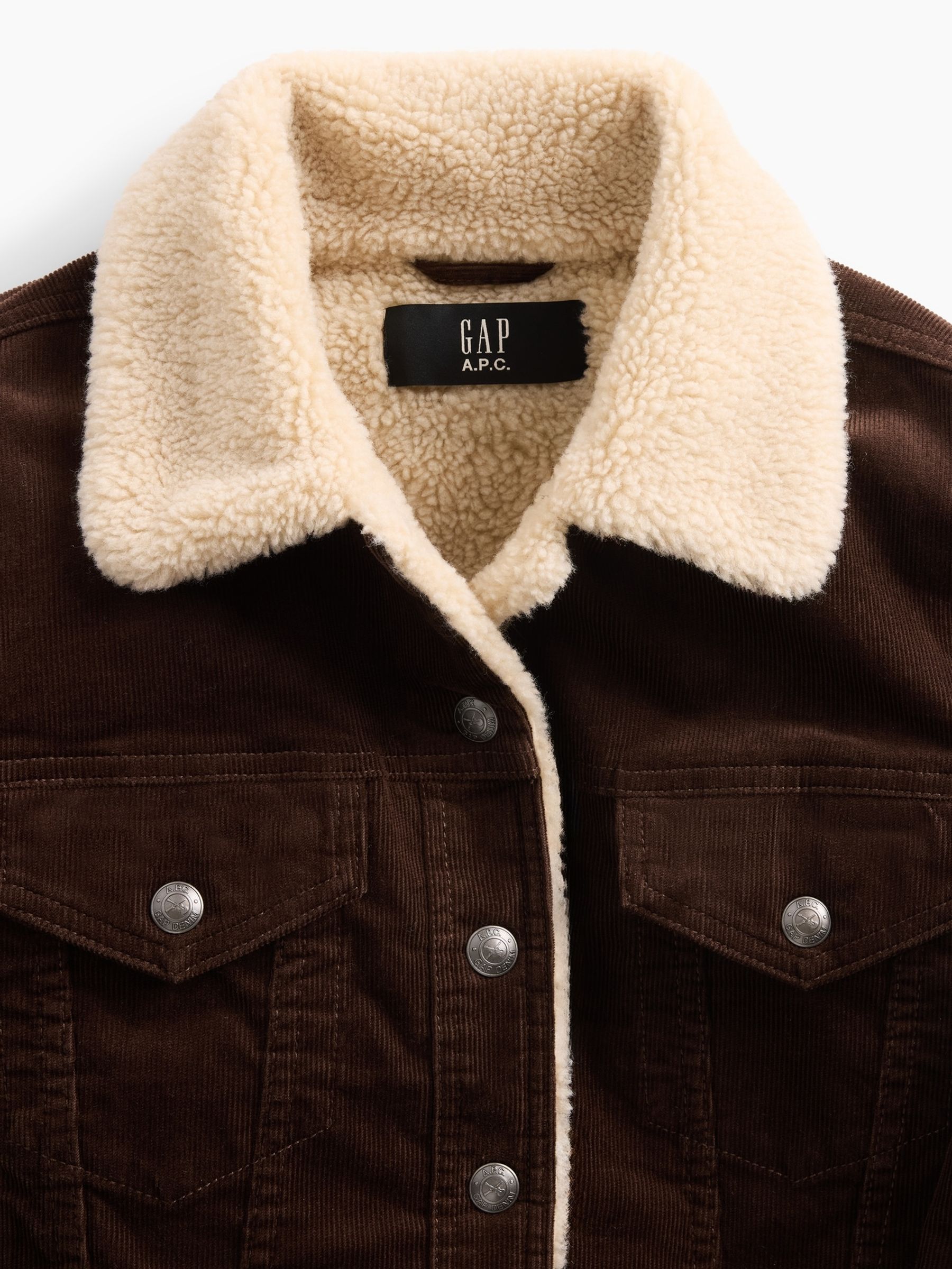 Gap x A.P.C. Brown Icon Corduroy Crop Jacket - Image 5 of 7