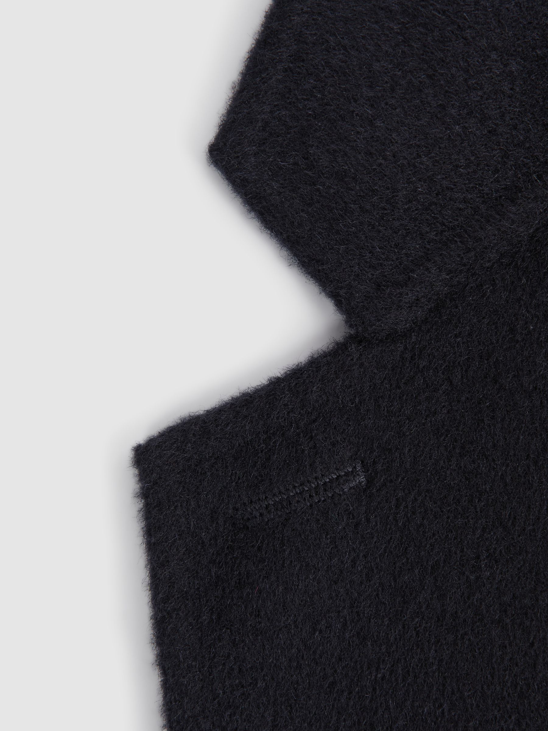 Slim Fit Wool Blend Single Breasted Blazer in Navy - Image 7 of 7