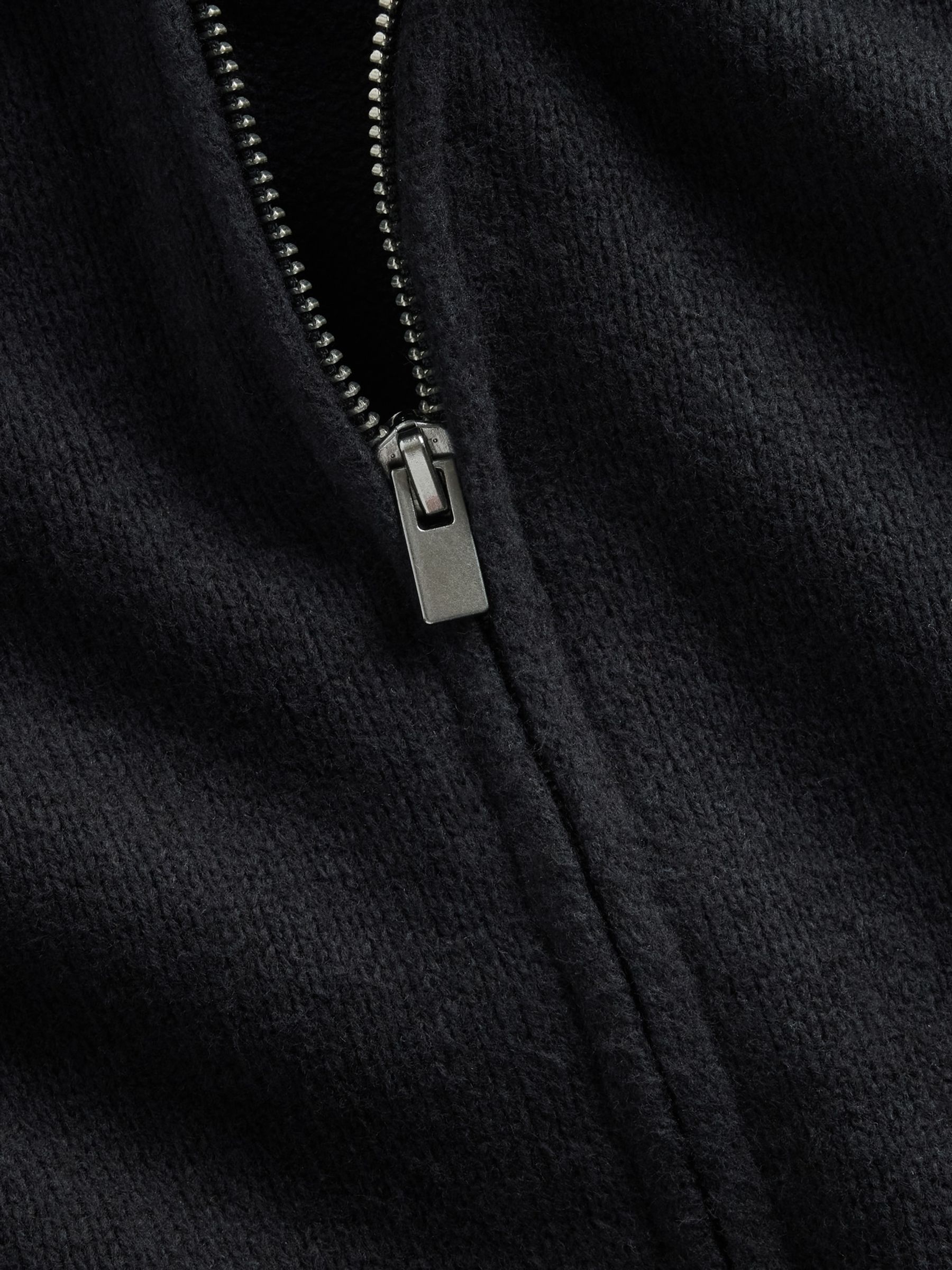 Black CashSoft Zip-Up Hoodie - Image 5 of 5 Black CashSoft Zip-Up Hoodie - Image 5 of 5