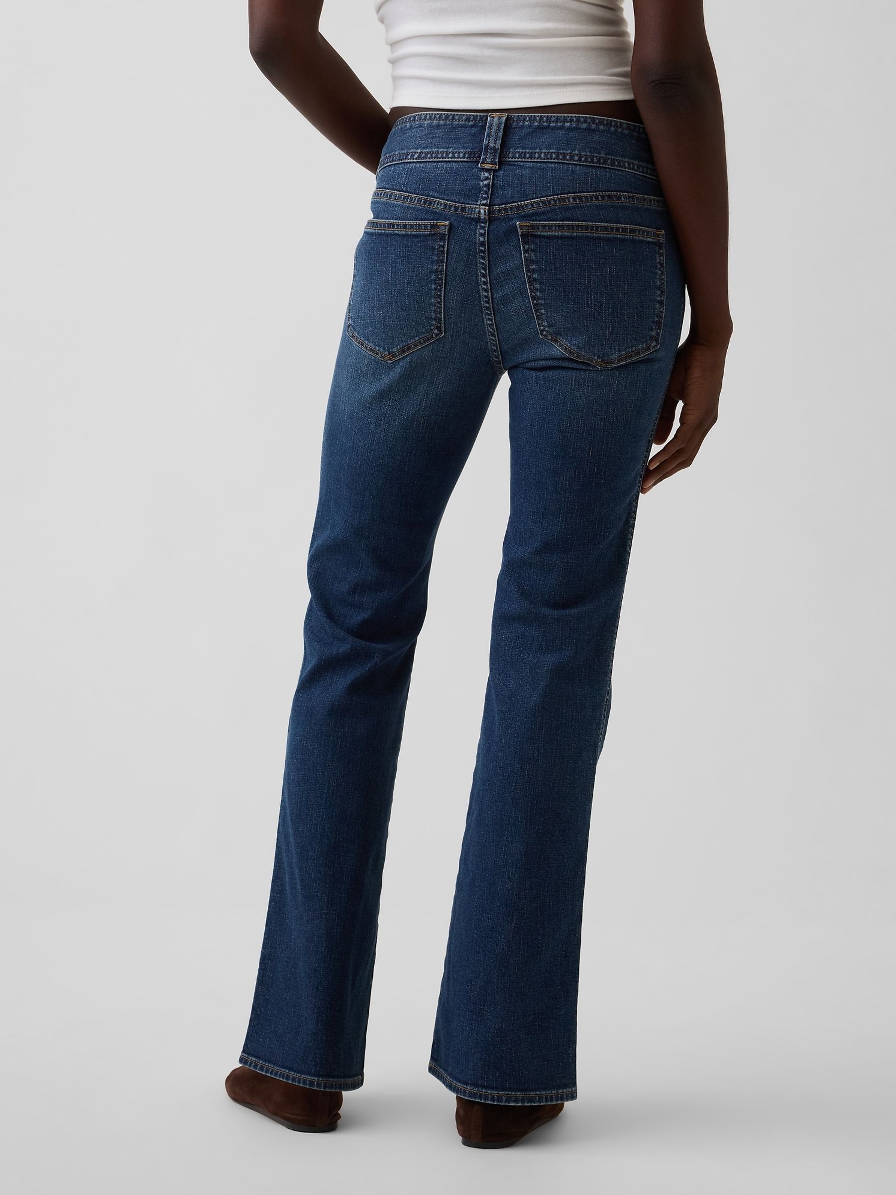 Dark Wash Low Rise Long and Lean Jeans - Image 2 of 5