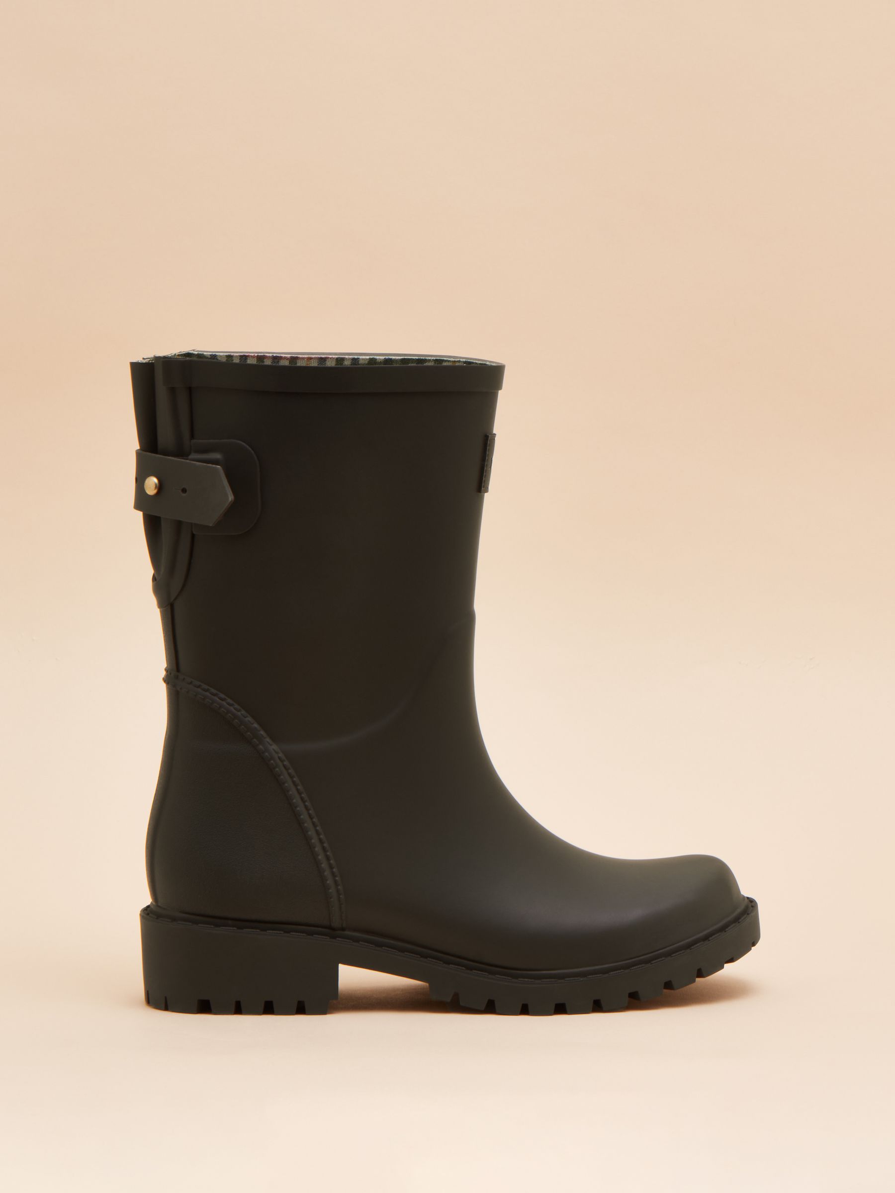 Wistow Brown Adjustable Mid Calf Wellies - Image 3 of 6
