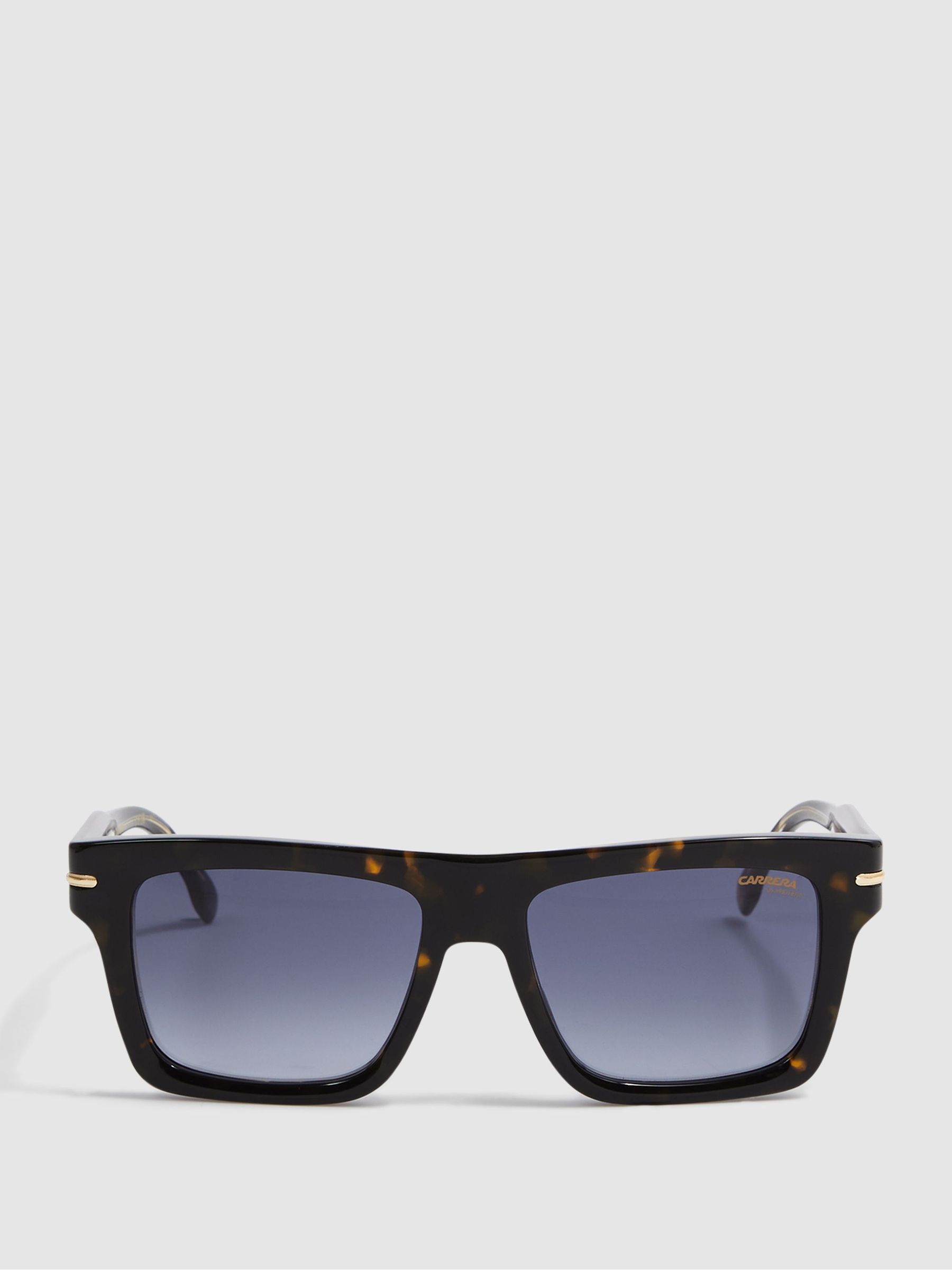 Carrera Eyewear Rectangular Tortoiseshell Sunglasses in Tortoise - Image 1 of 5 Carrera Eyewear Rectangular Tortoiseshell Sunglasses in Tortoise - Image 1 of 5