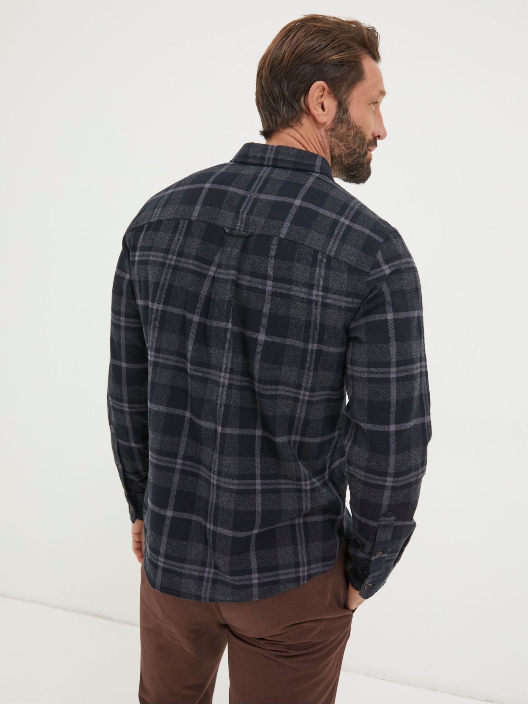Black Selwood Check Shirt - Image 2 of 4