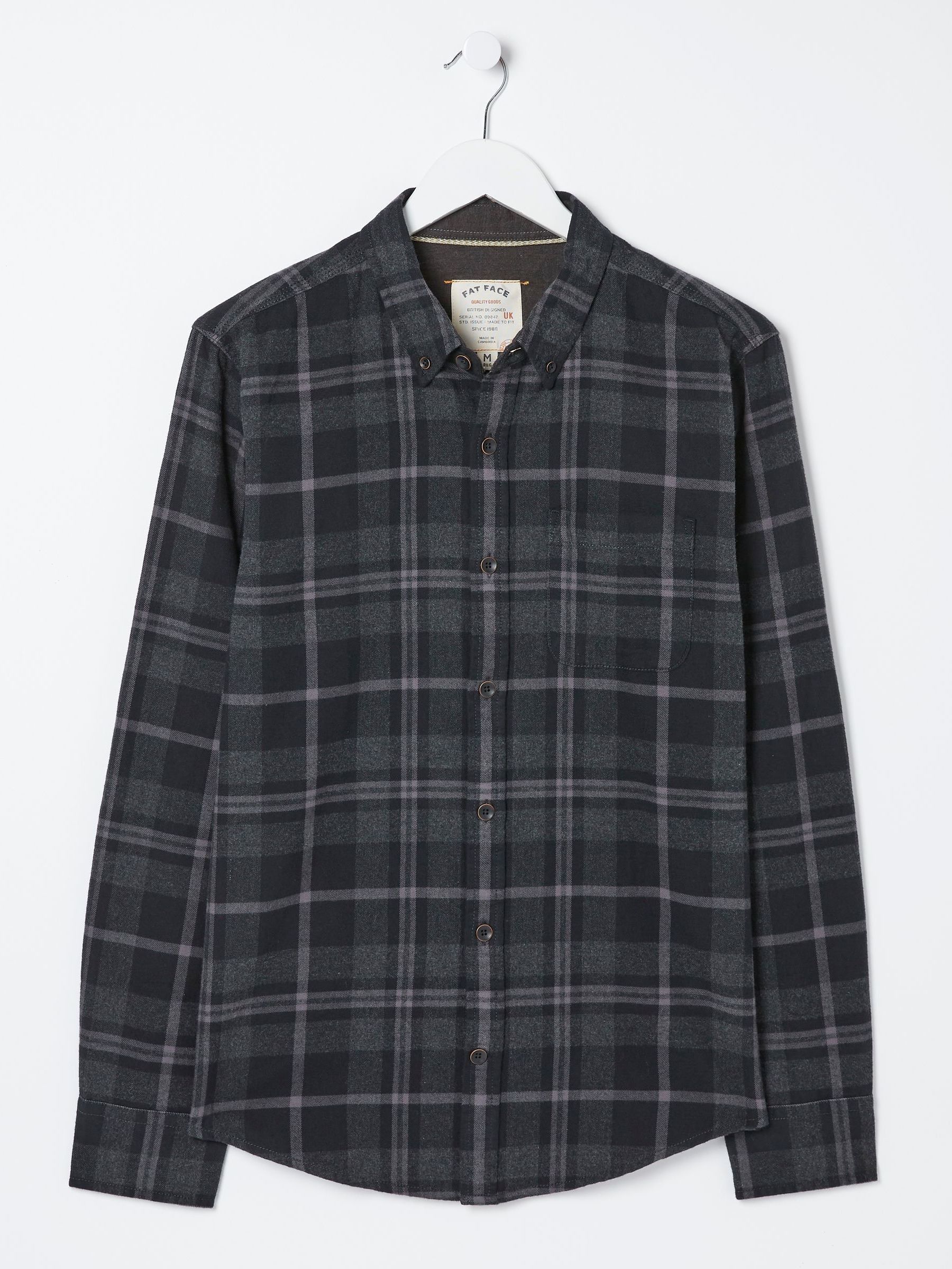 Black Selwood Check Shirt - Image 4 of 4