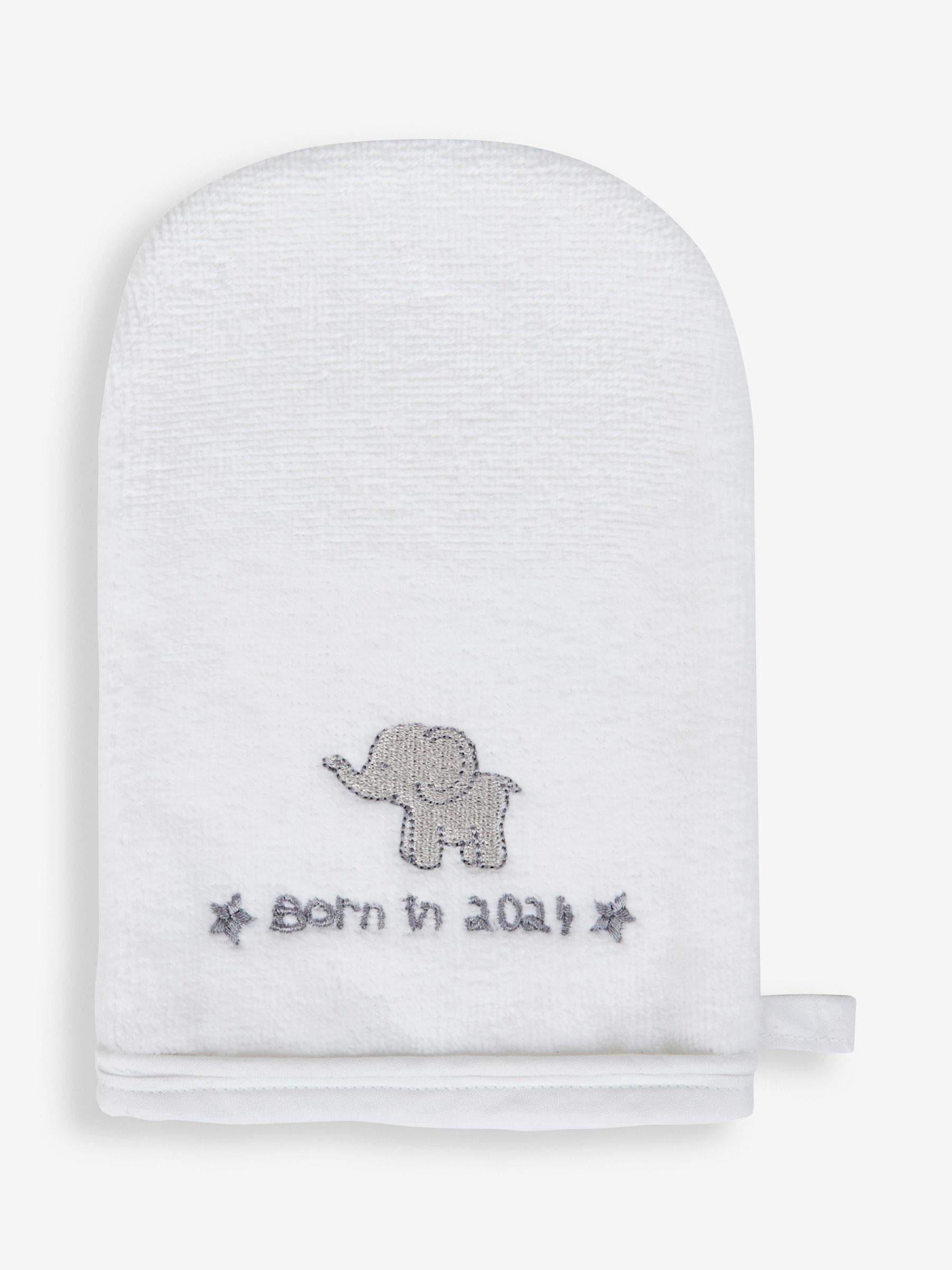 Born in 2024 Hooded Towel & Wash Mitt Set - Image 2 of 3