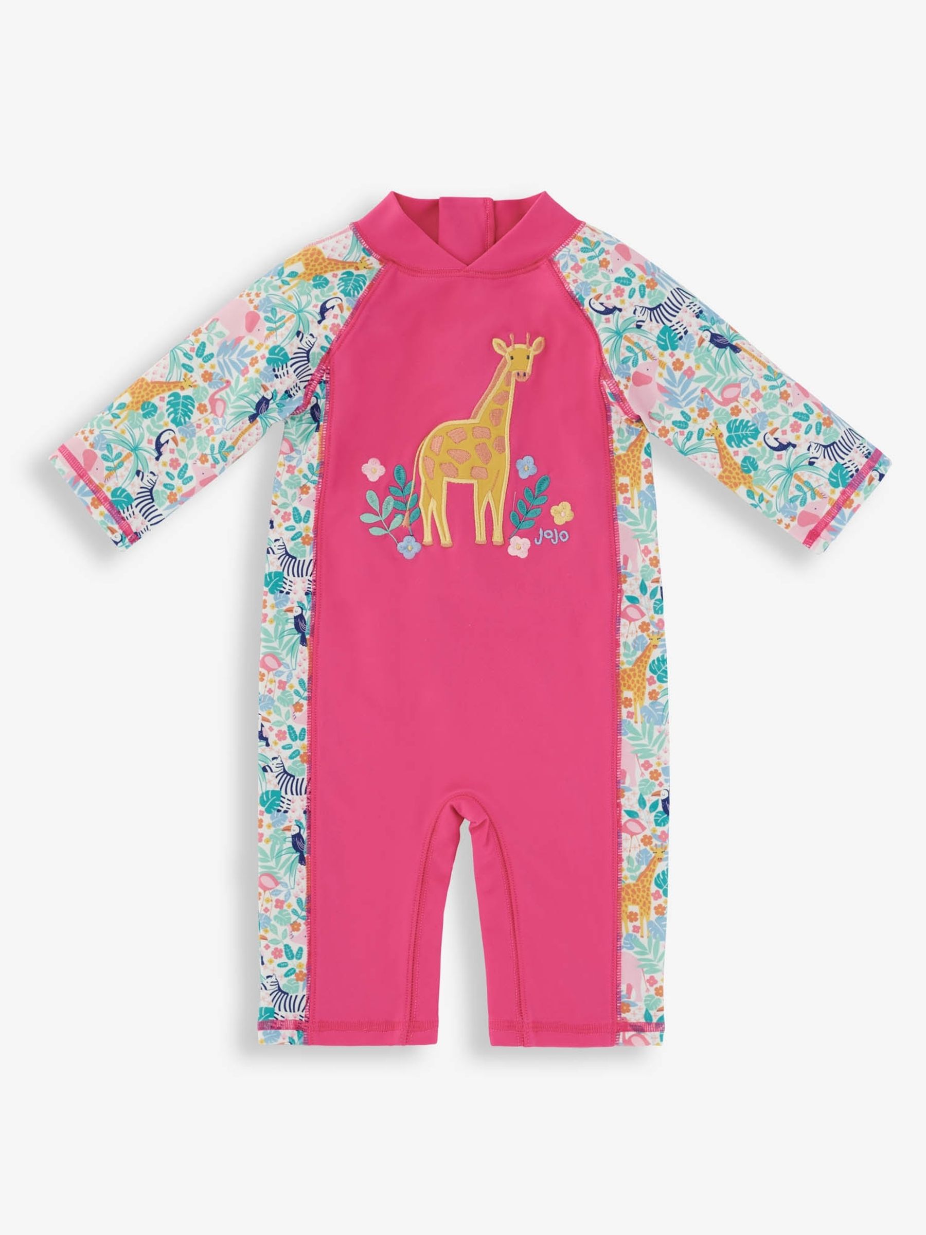 Pink Jungle UPF 50 1-Piece Sun Protection Suit - Image 4 of 5