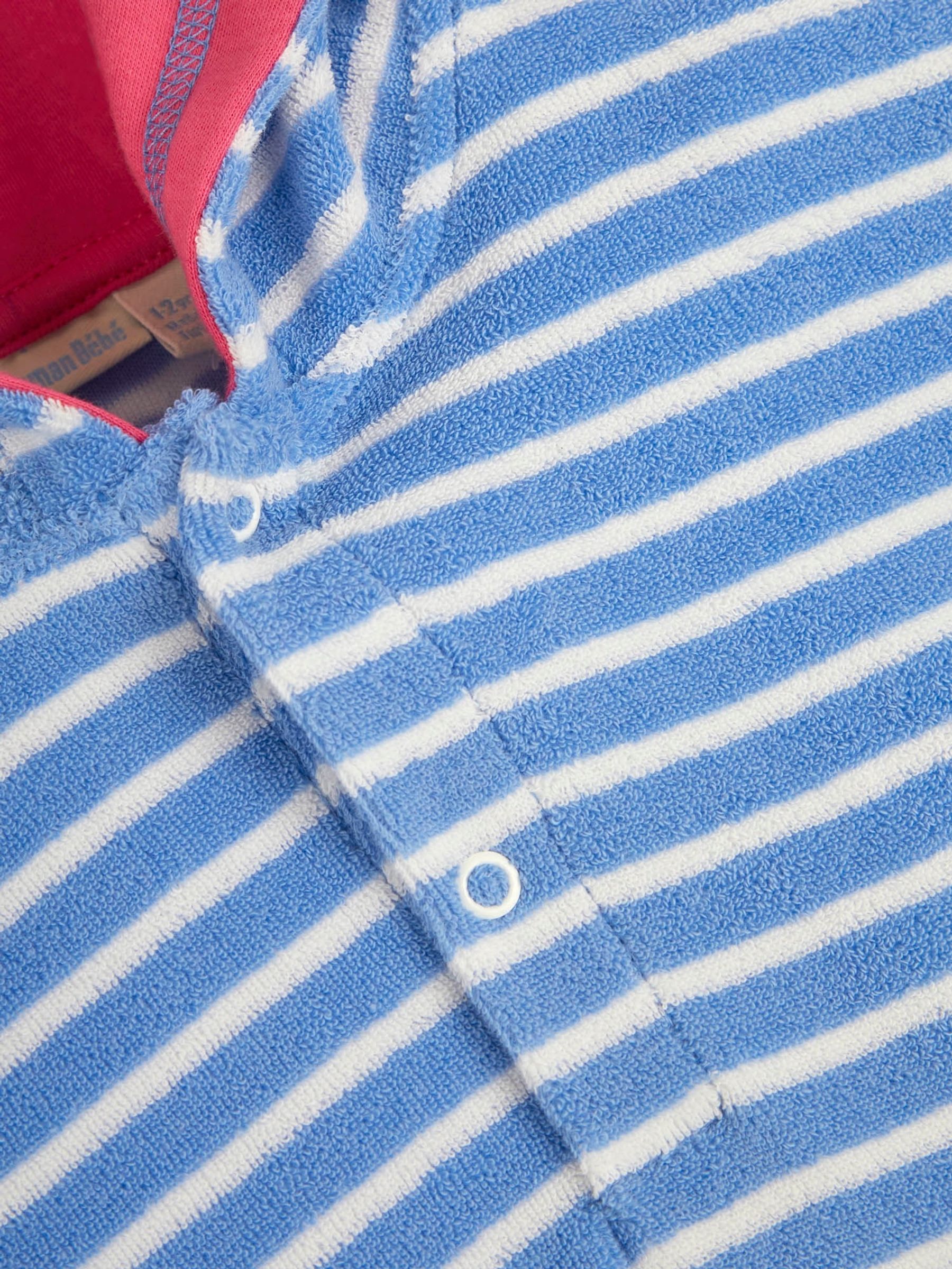 Blue Flamingo Towelling Hooded Poncho - Image 4 of 5