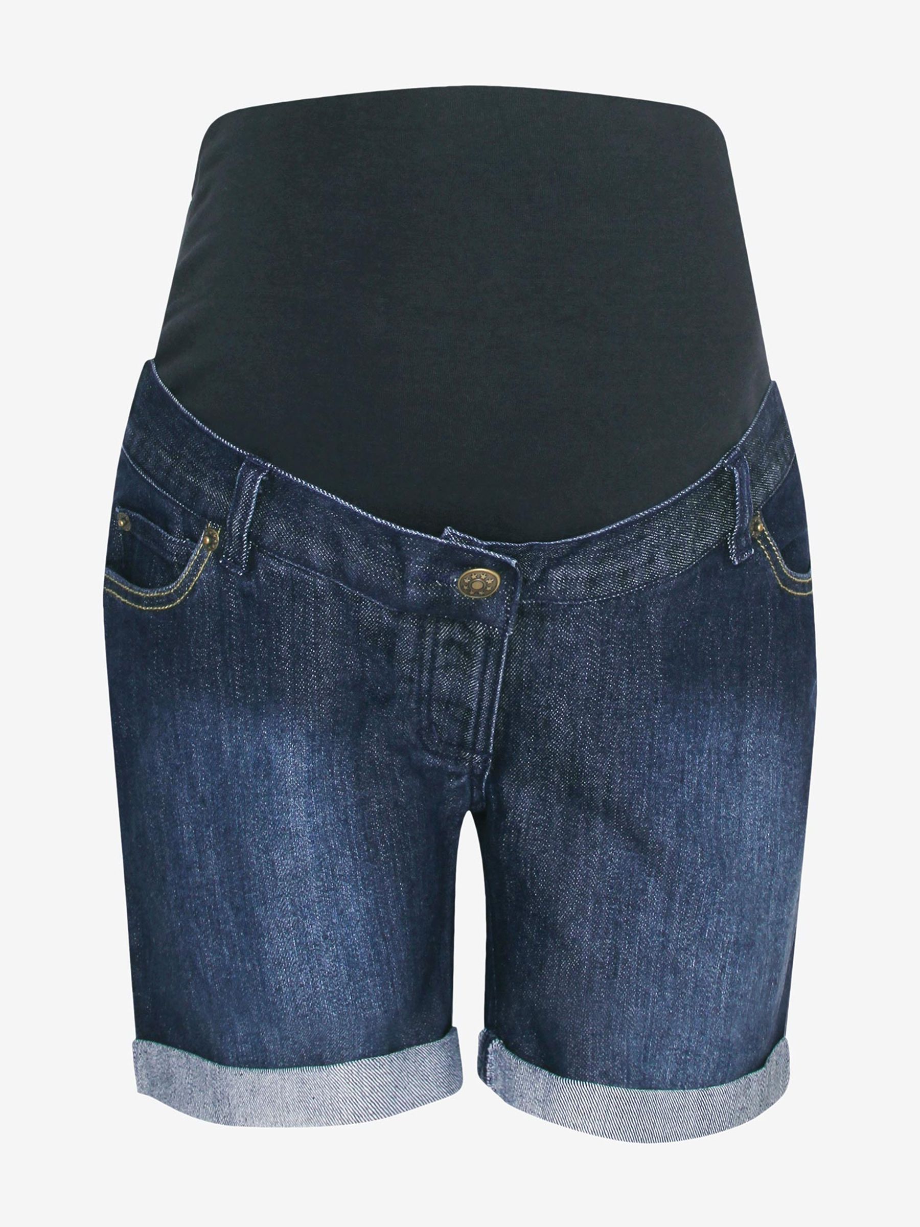 Mid Wash Mid Wash Denim Maternity Shorts - Image 6 of 6