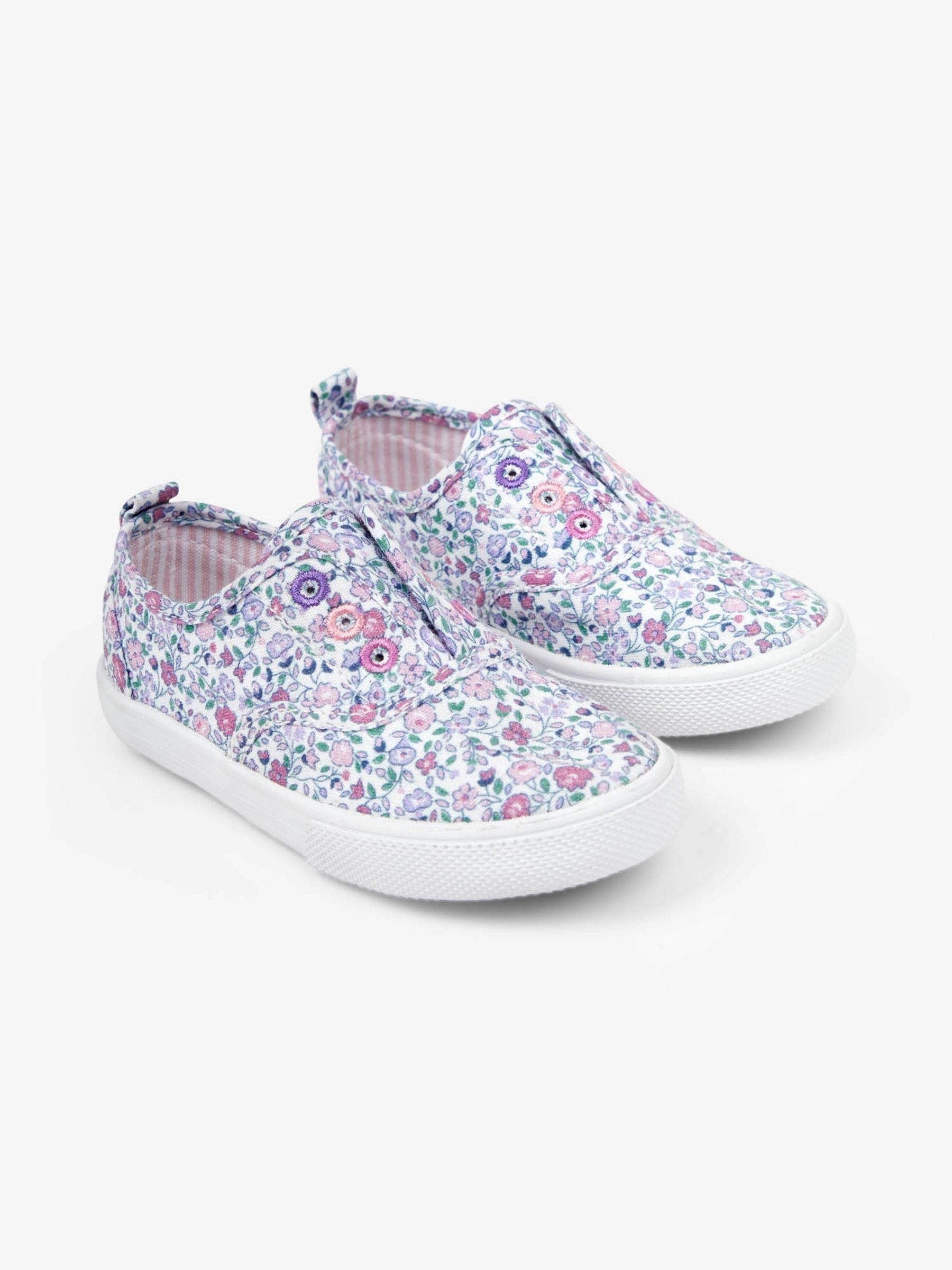 Pink Printed Plimsoles - Image 13 of 14