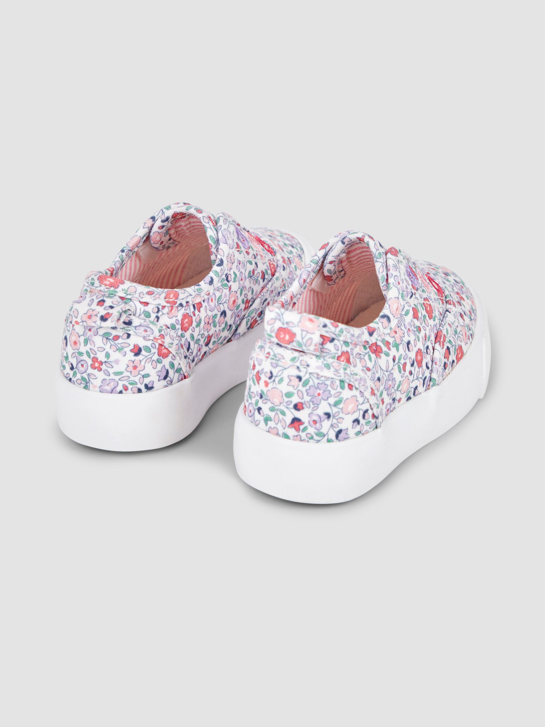 Pink Printed Plimsoles - Image 2 of 6