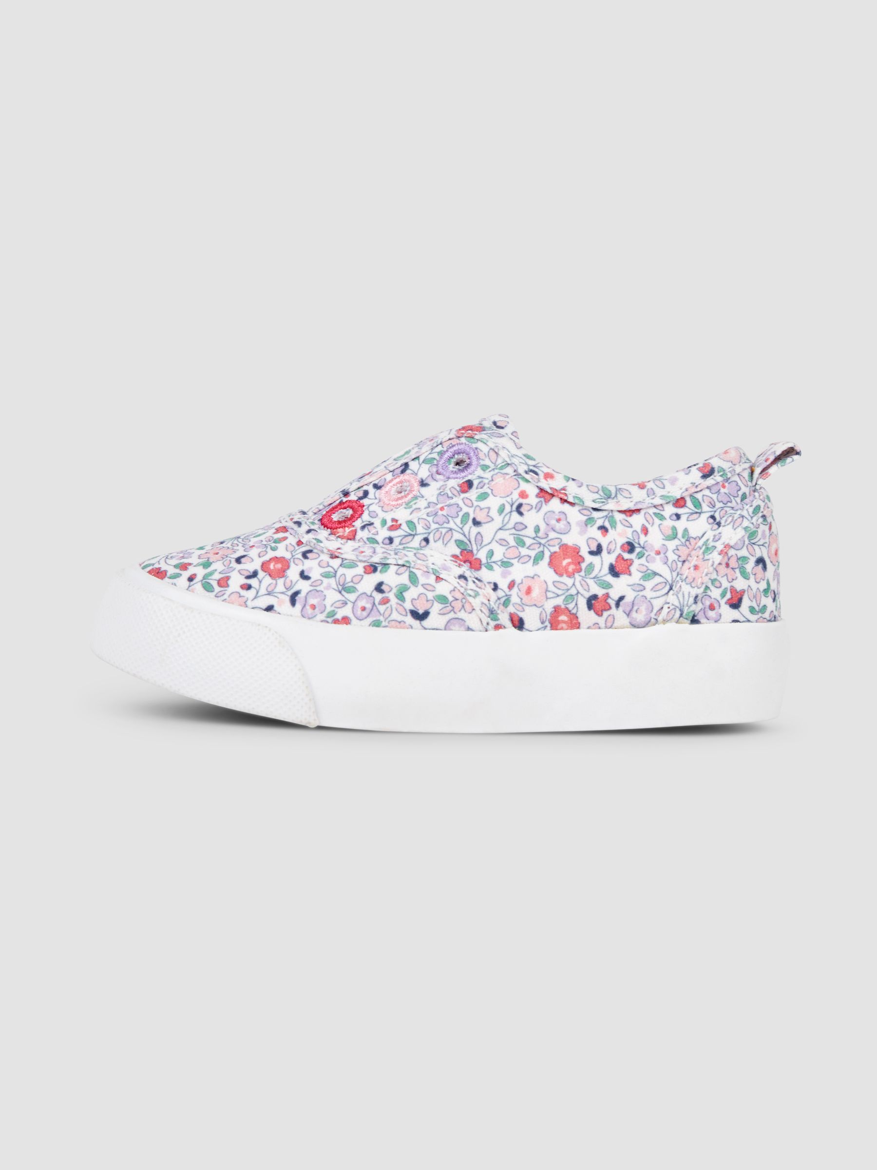 Pink Printed Plimsoles - Image 4 of 6