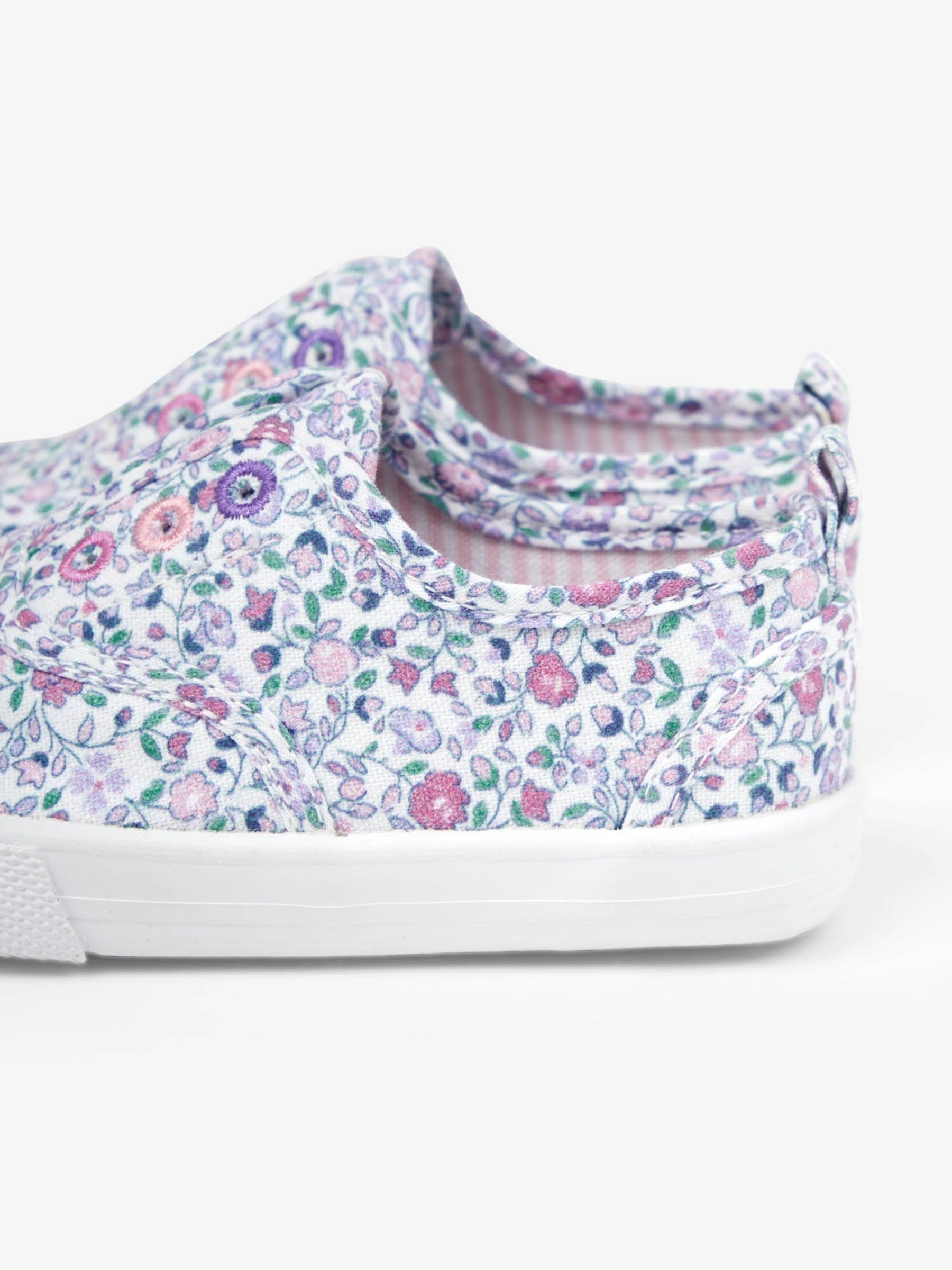 Pink Printed Plimsoles - Image 5 of 6