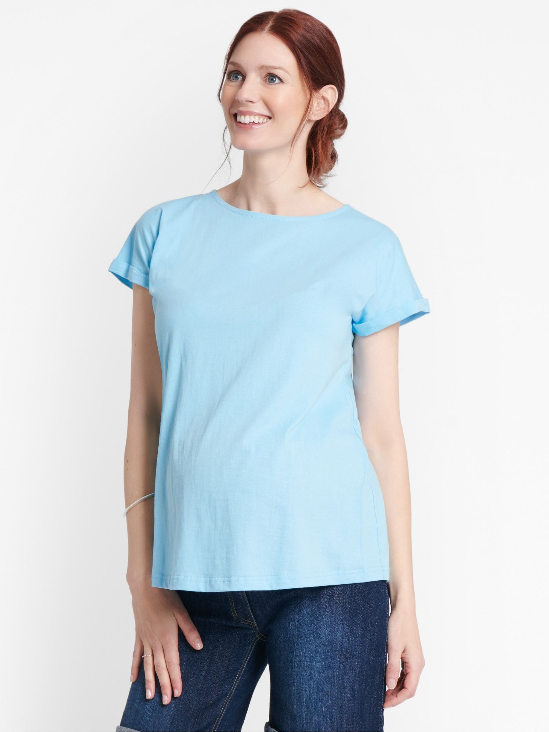Duck Egg Boyfriend Maternity T-Shirt - Image 1 of 1