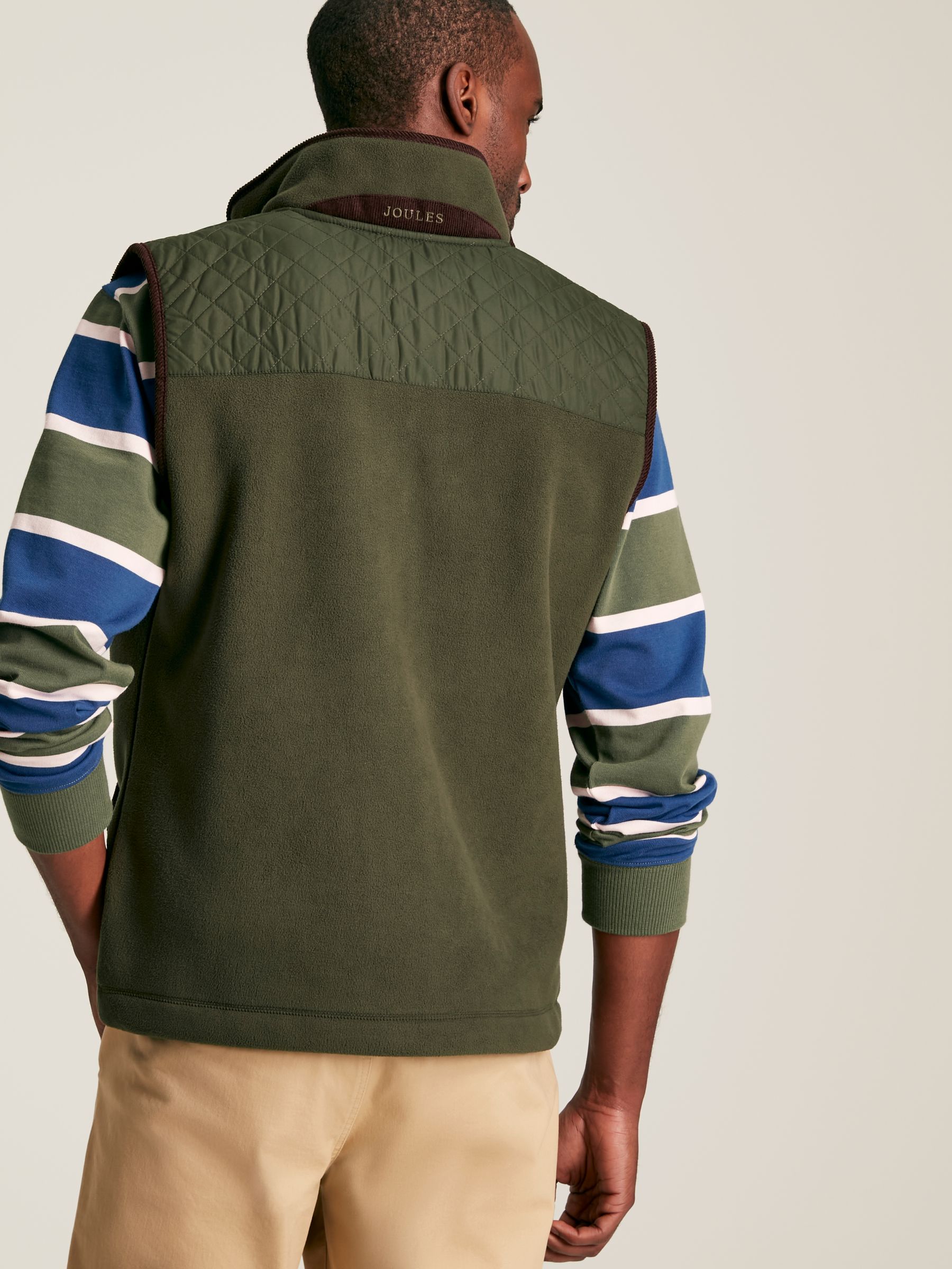 Greenfield Green Full Zip Fleece Gilet - Image 2 of 7