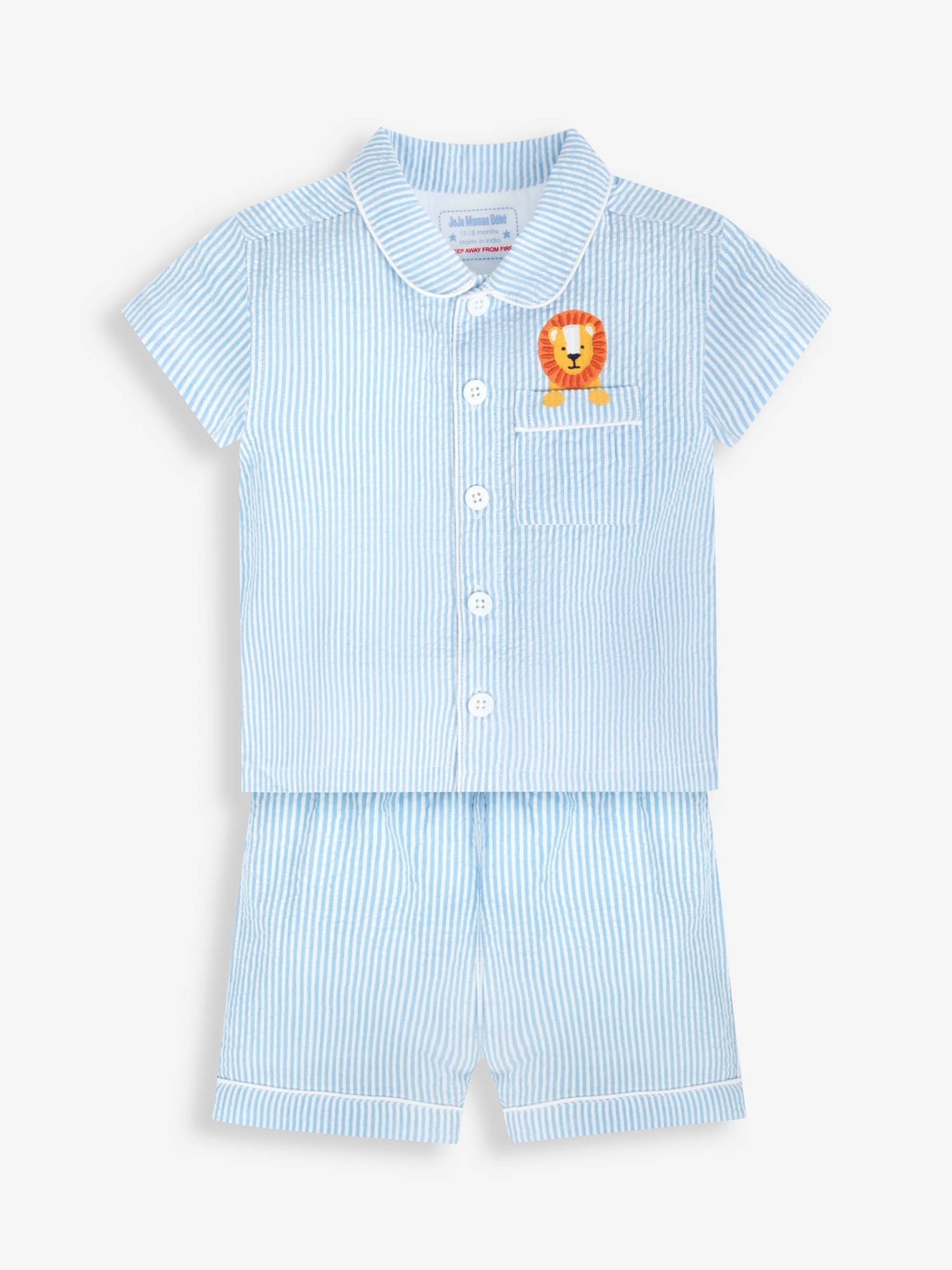 Blue Woven Pyjamas - Image 2 of 5