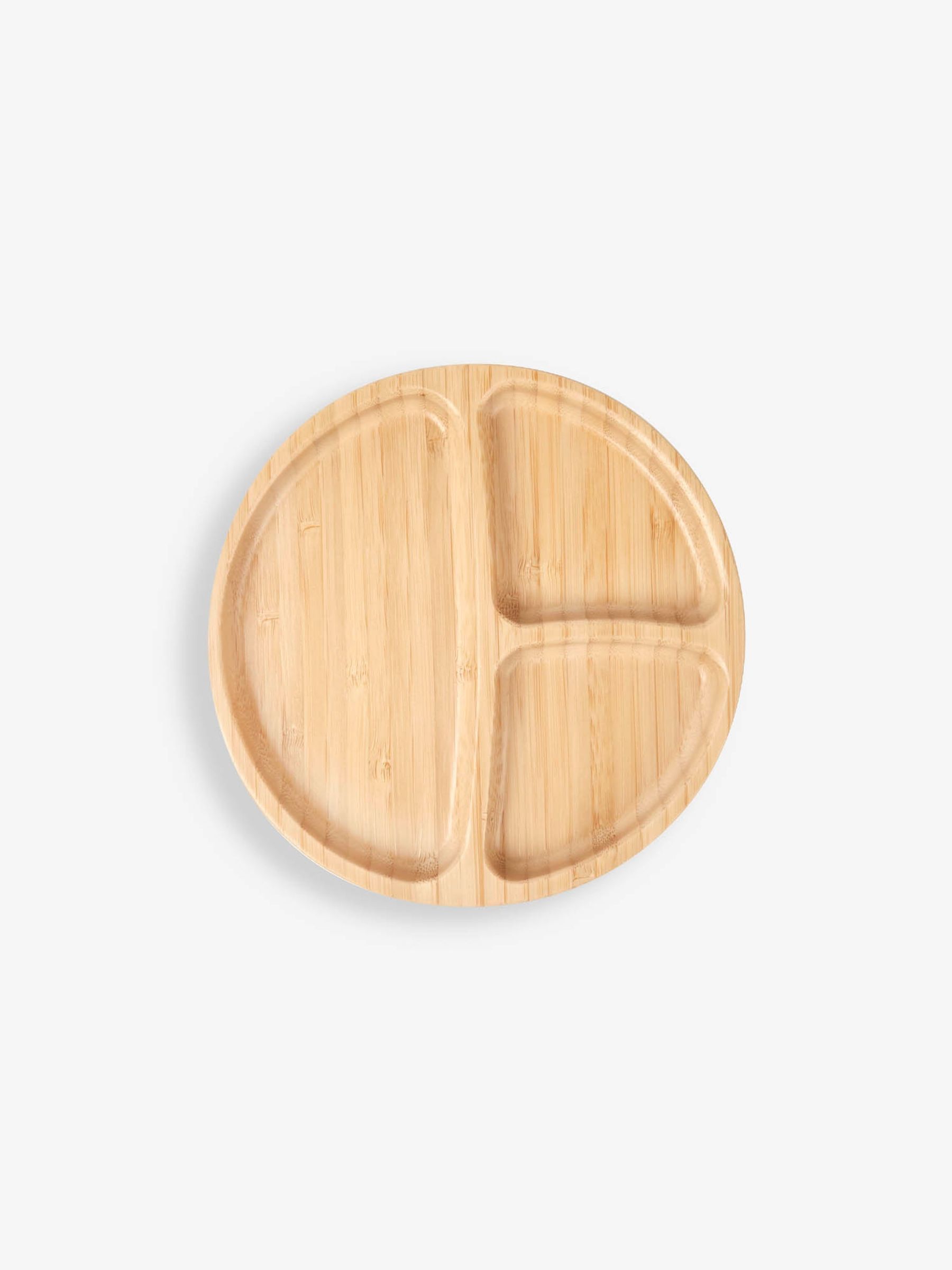 Bamboo Suction Divided Plate - Image 4 of 4