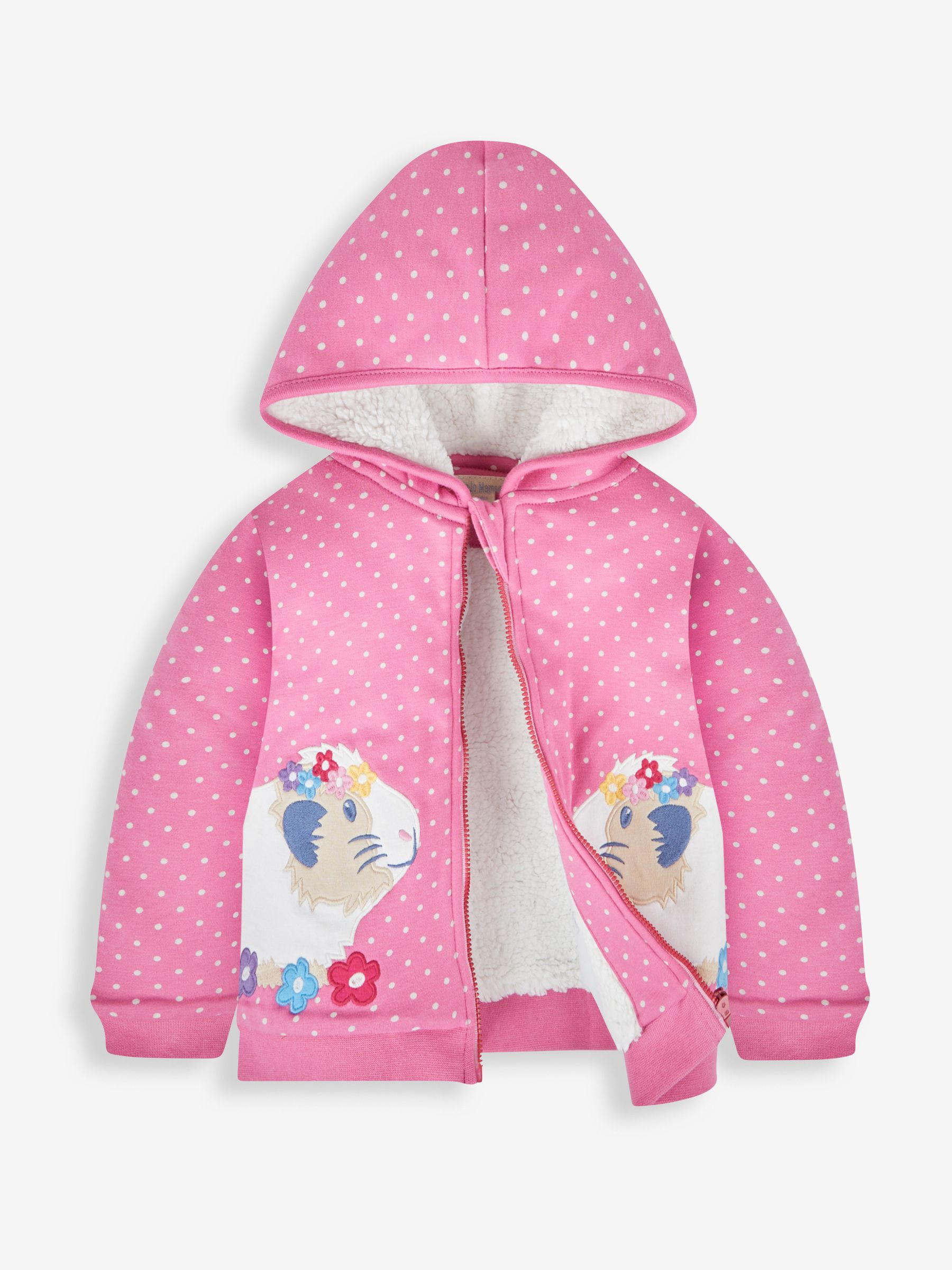 Pink Guinea Pig Appliqué Cosy Hoodie - Image 2 of 4