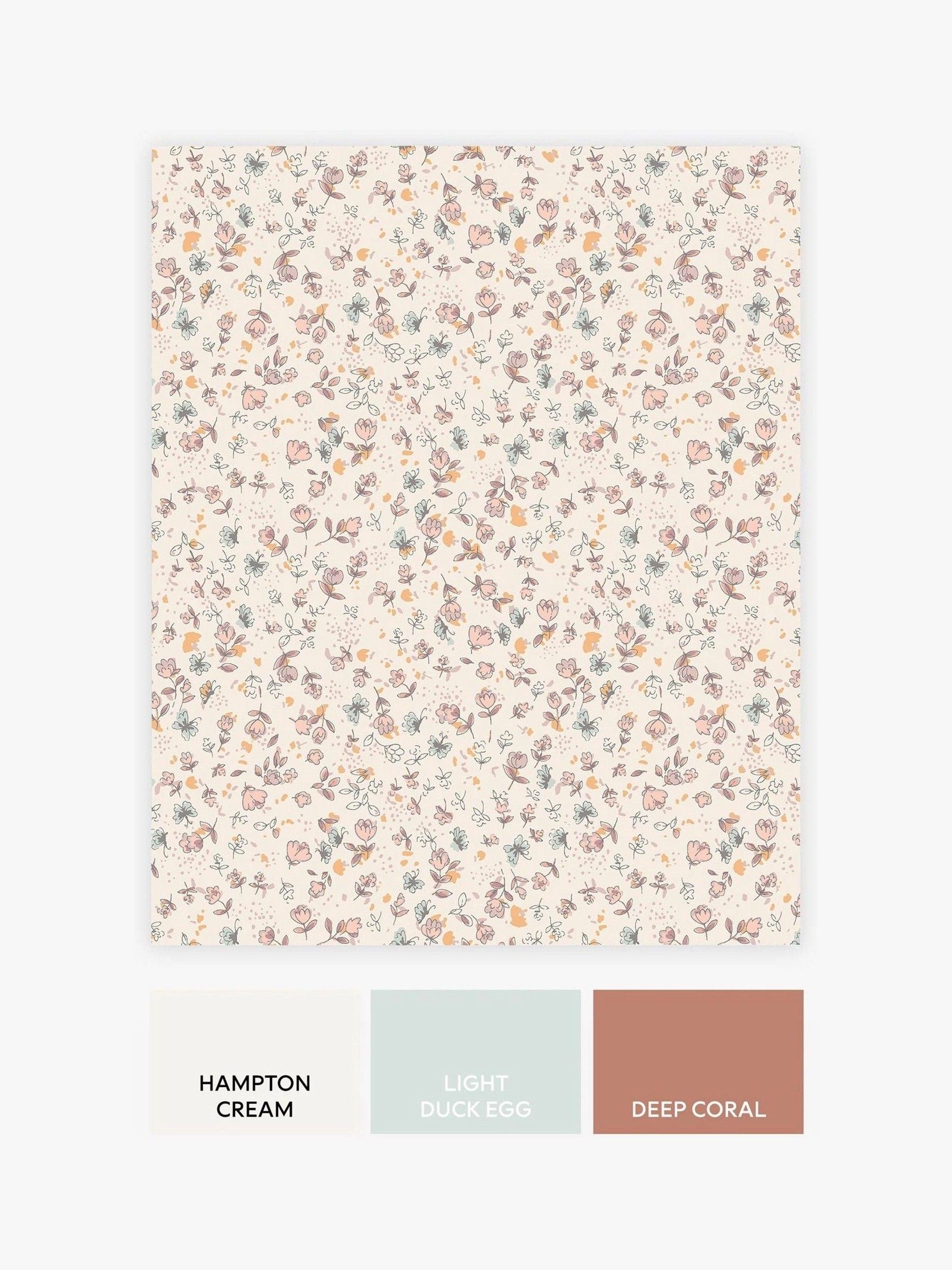 Next Natural Calm Ditsy Floral 10M Wallpaper - Image 6 of 6