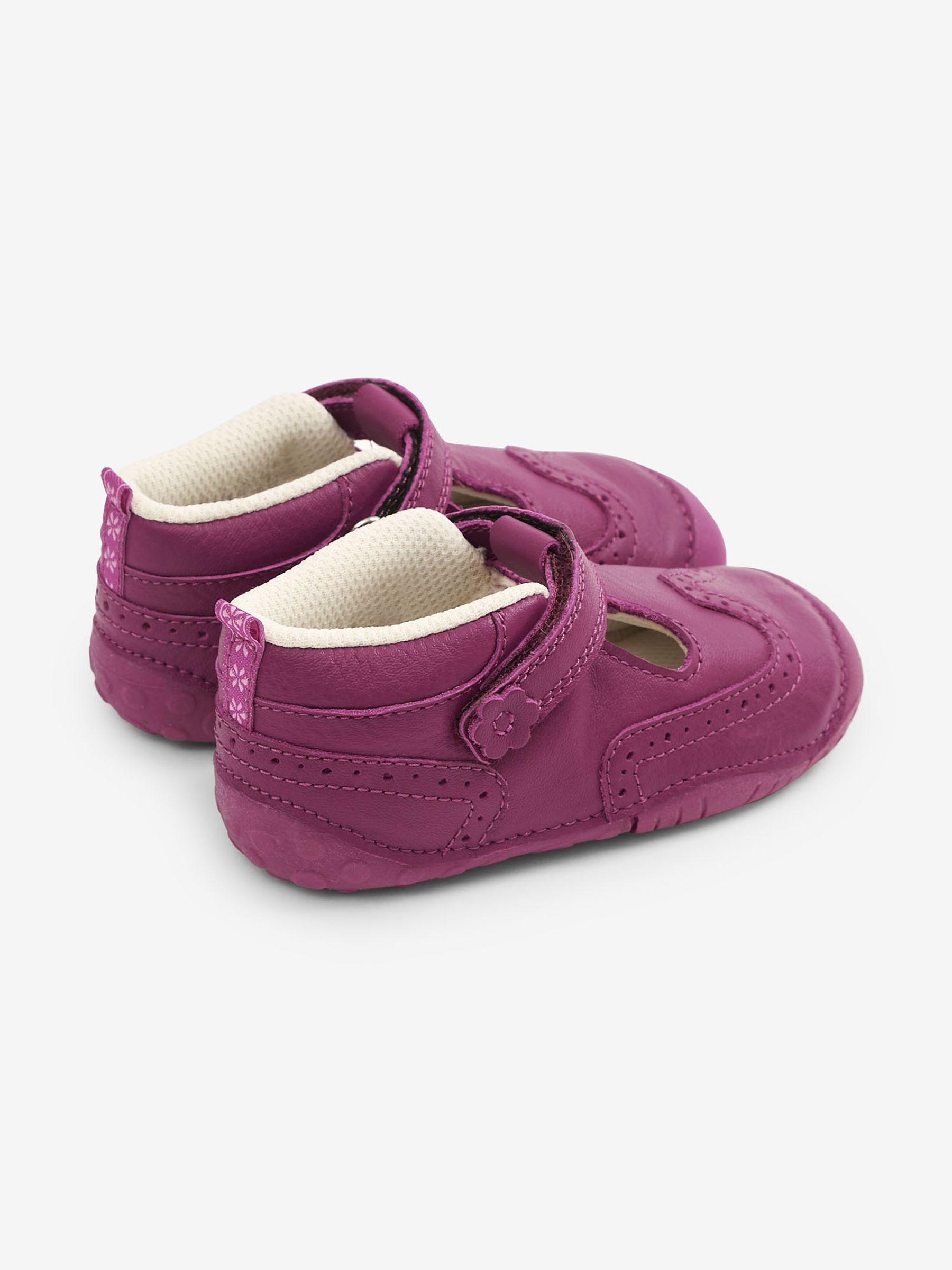 Berry Girls' Start-Rite Patent Leather Pre Walker Shoes - Image 3 of 5