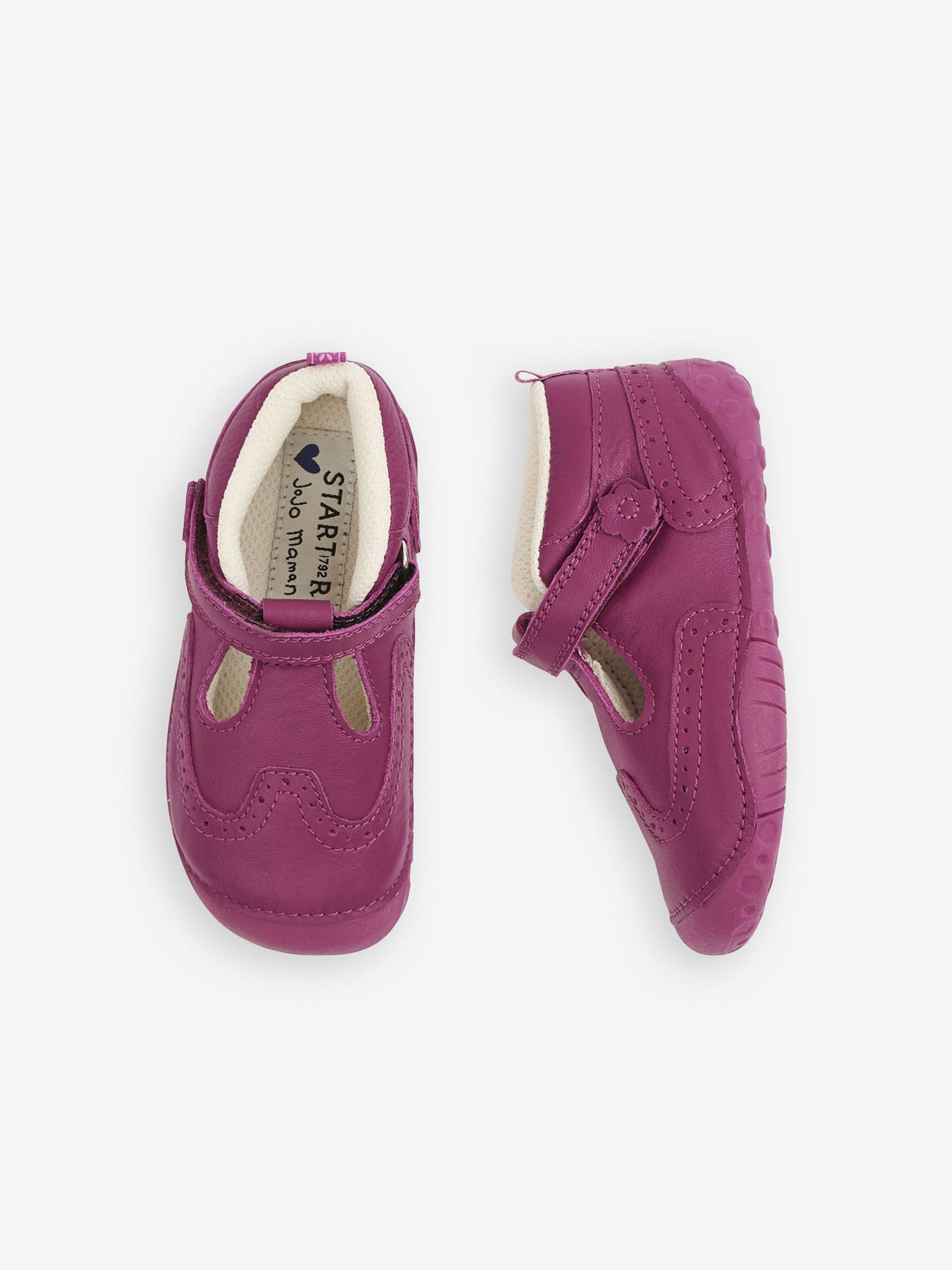 Berry Girls' Start-Rite Patent Leather Pre Walker Shoes - Image 4 of 5