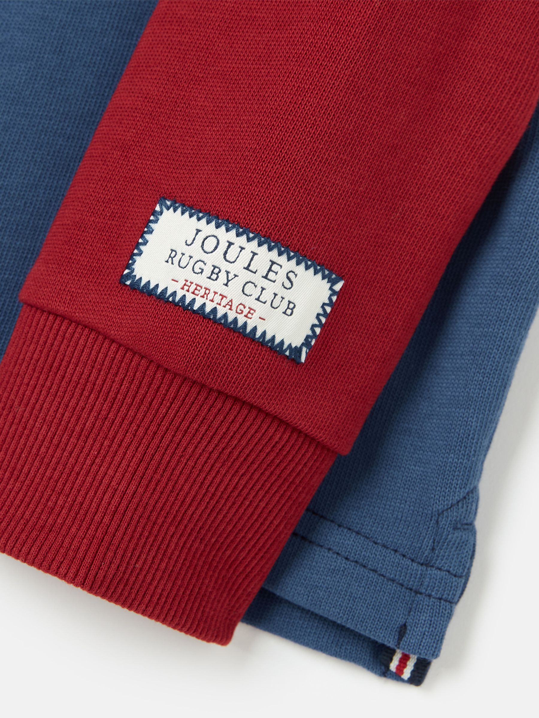 Union Blue Cotton Rugby Shirt - Image 6 of 6