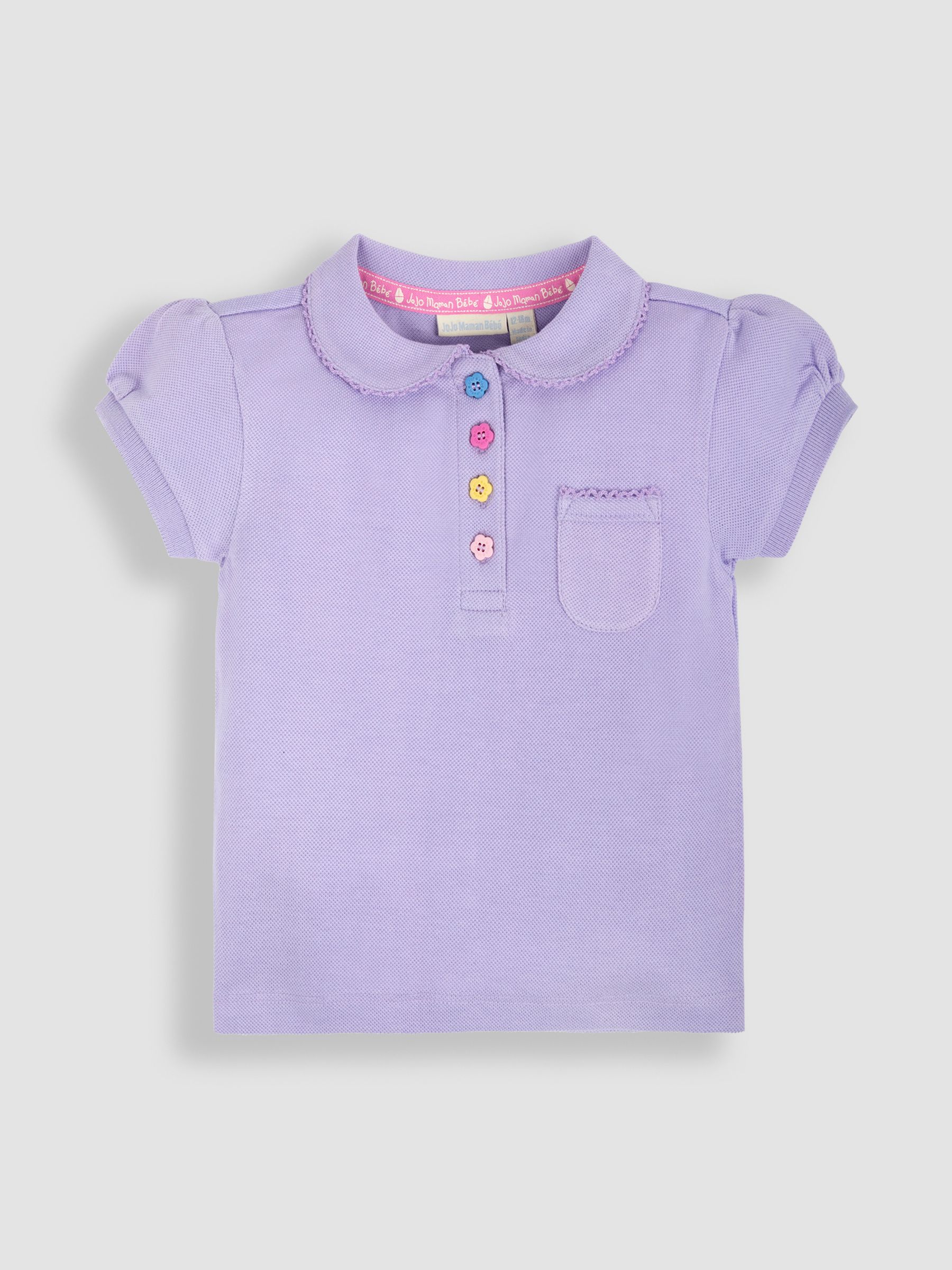 Lilac Purple Polo Shirt - Image 1 of 3