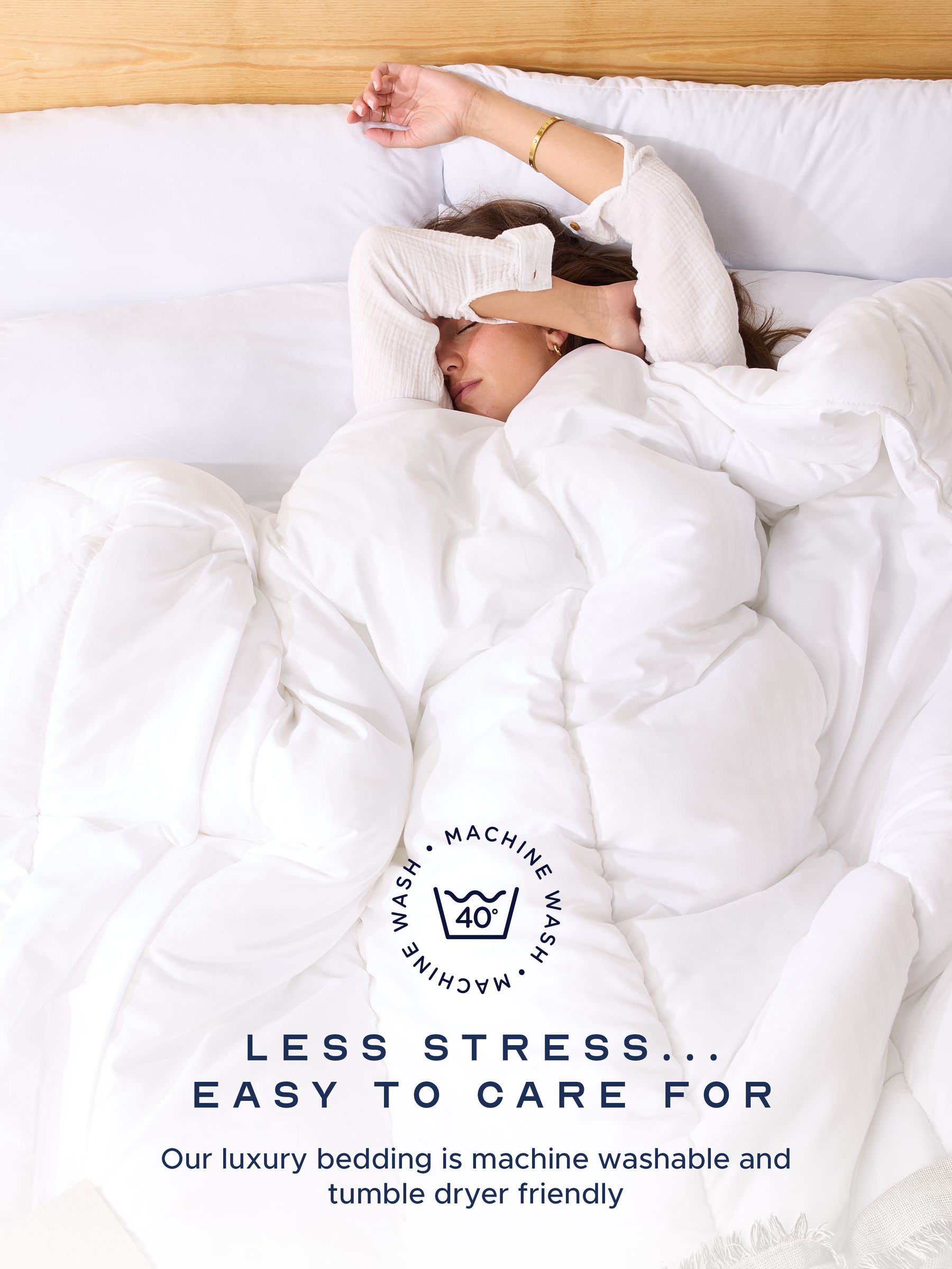 Snuggledown White Duck Feather & Down 10.5 Tog All Year Duvet - Image 7 of 9