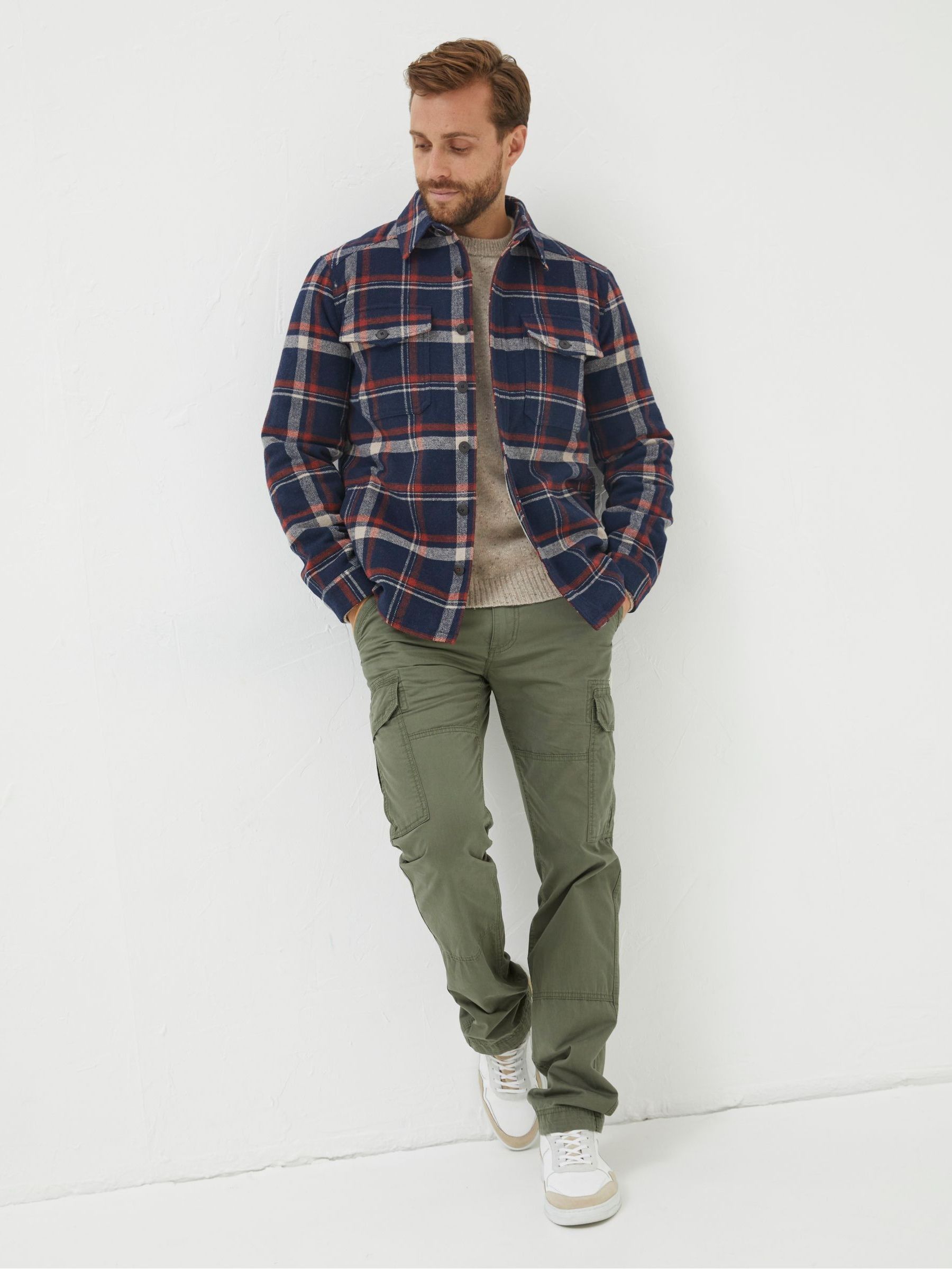 Blue Fjord Check Overshirt - Image 3 of 6