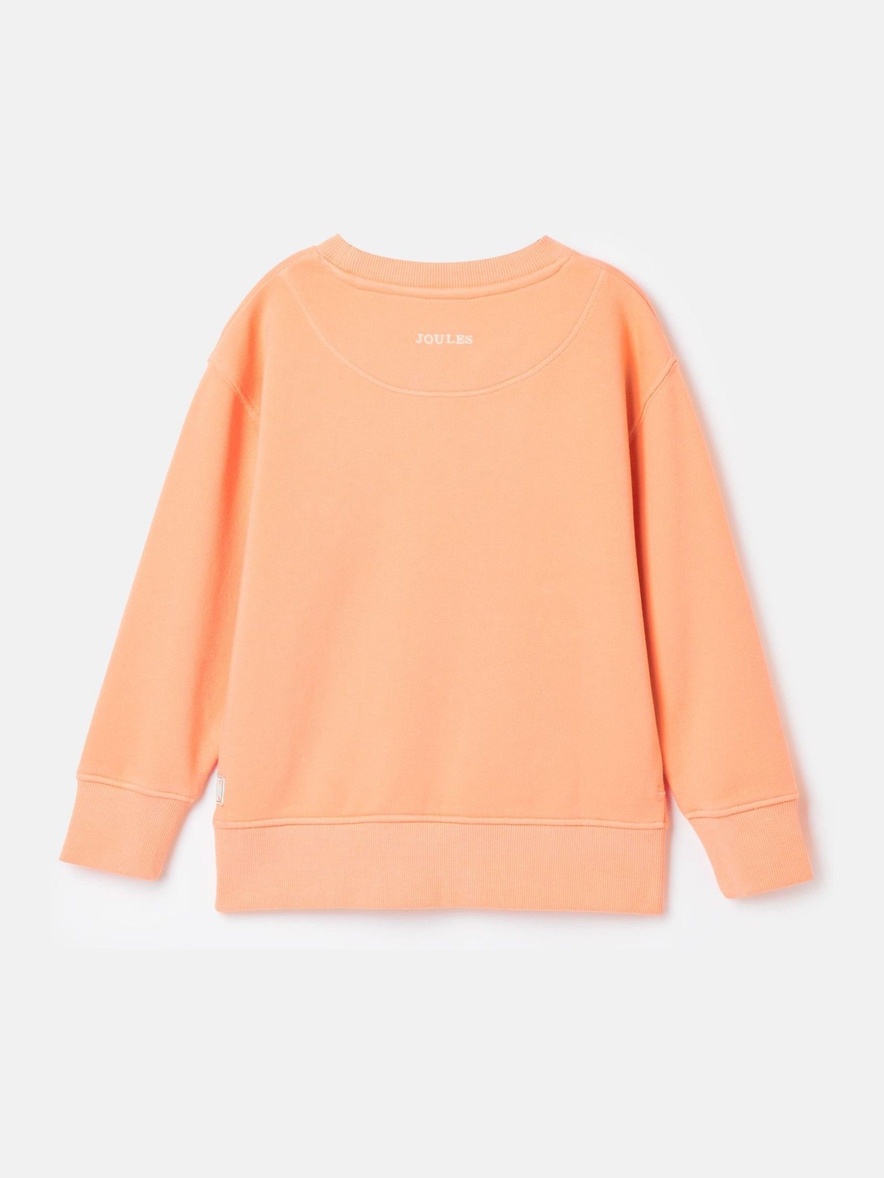 Kids' Sundaze Orange Crew Neck Slogan Sweatshirt - Image 5 of 8