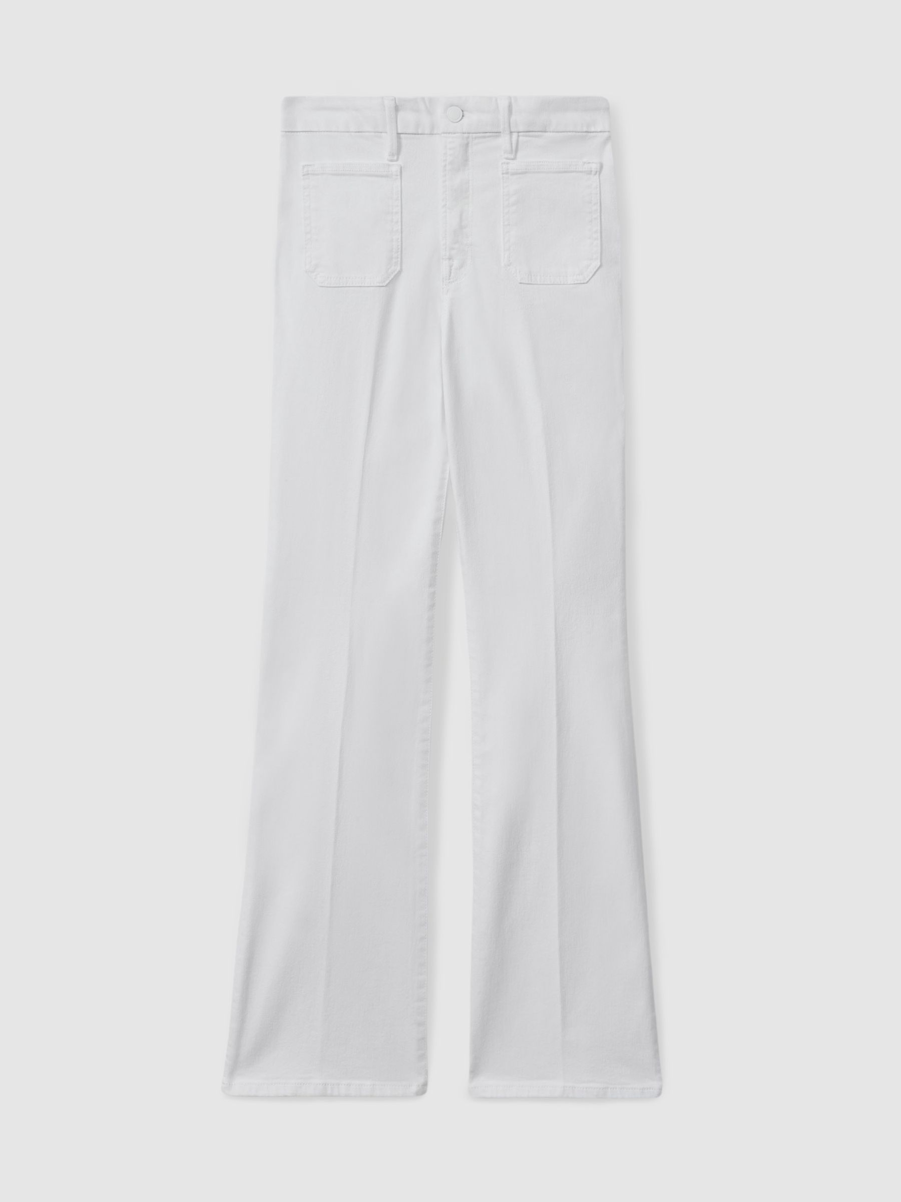 Good Classic Boot White Good American High Rise Bootcut Jeans - Image 1 of 5
