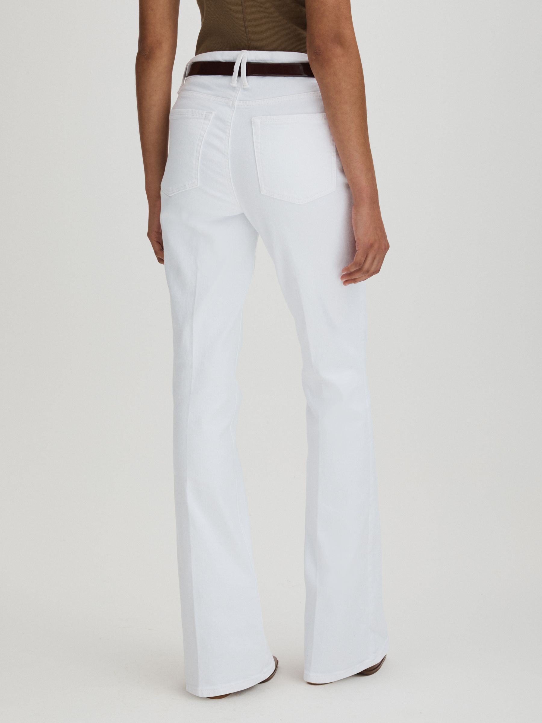 Good Classic Boot White Good American High Rise Bootcut Jeans - Image 4 of 5