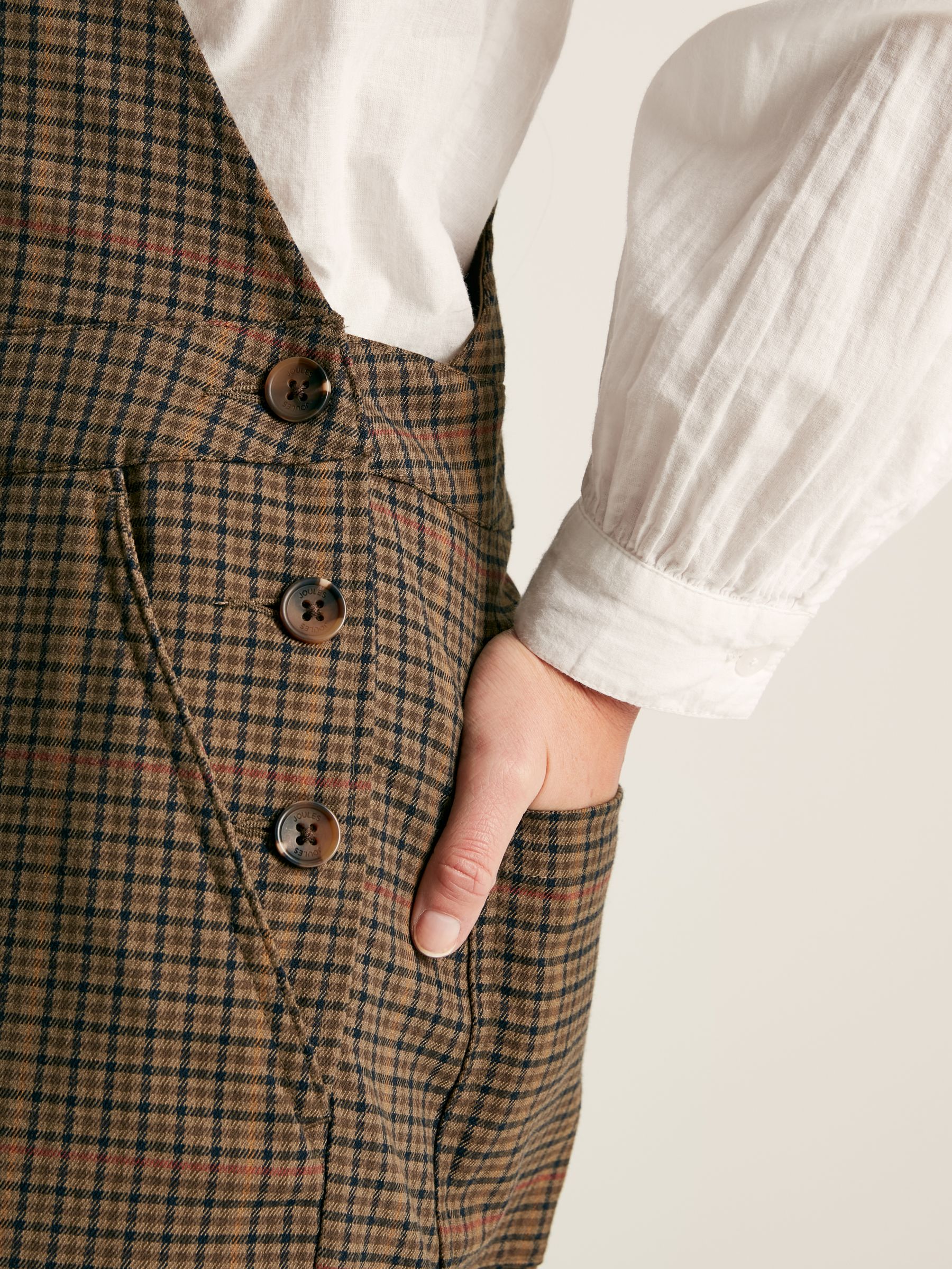 Rampling Green Check Dungarees - Image 12 of 13