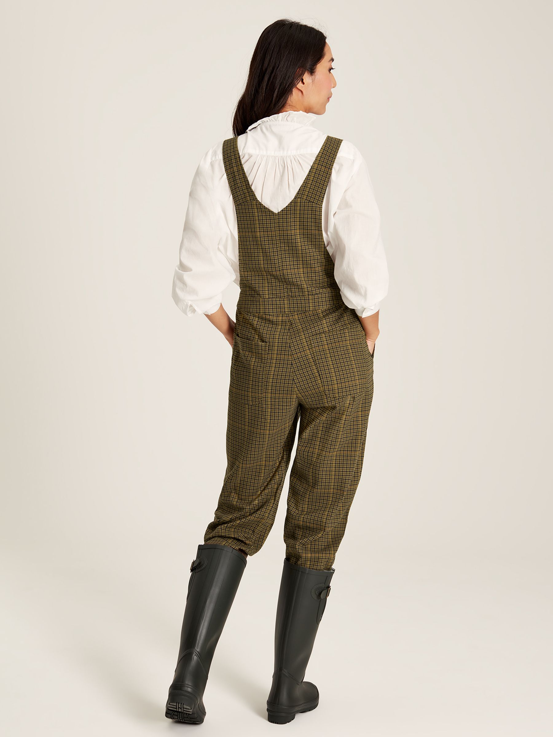 Rampling Green Check Dungarees - Image 2 of 13
