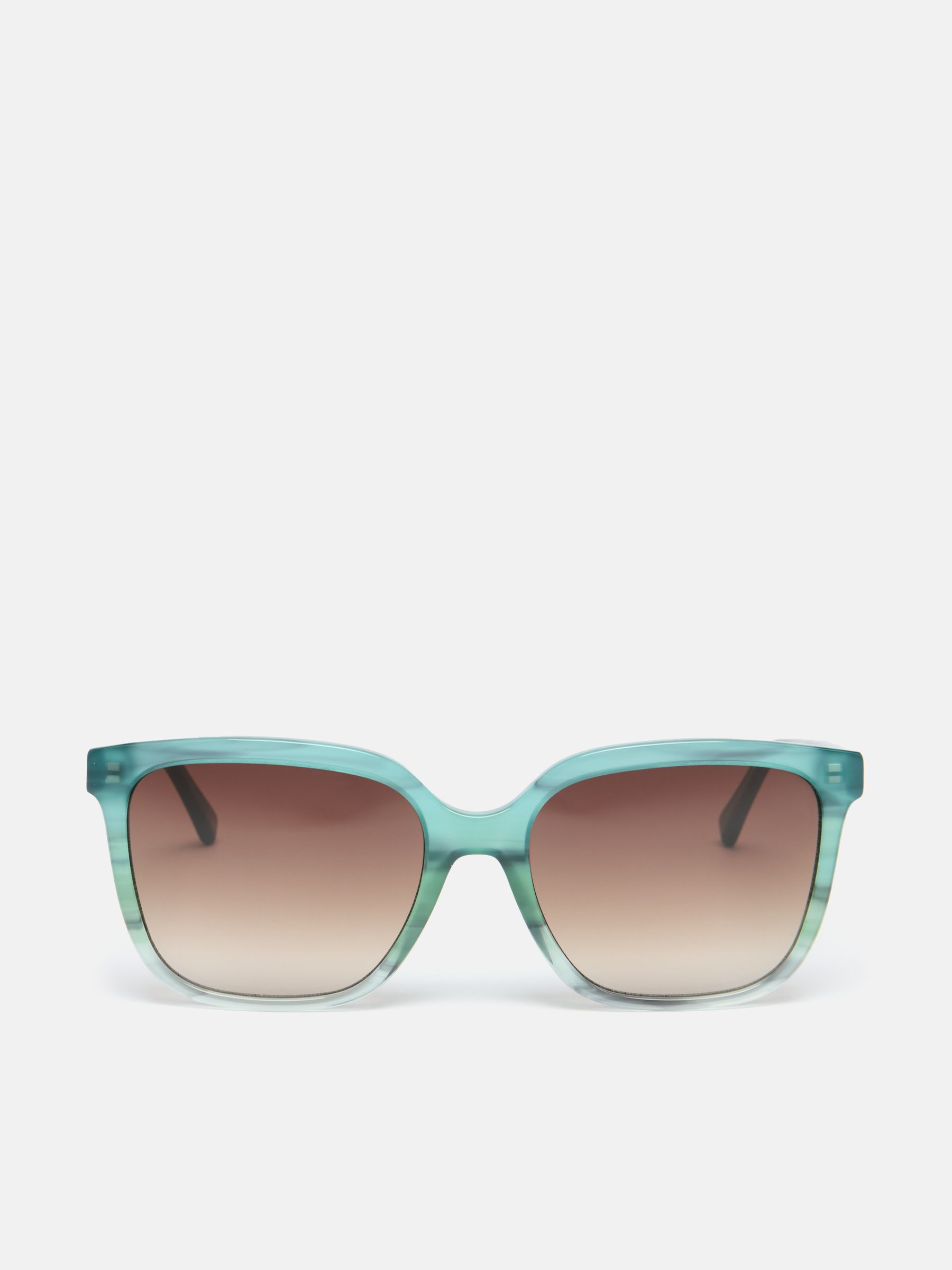 Green Ombre Square Rimmed Sunglasses - Image 2 of 4