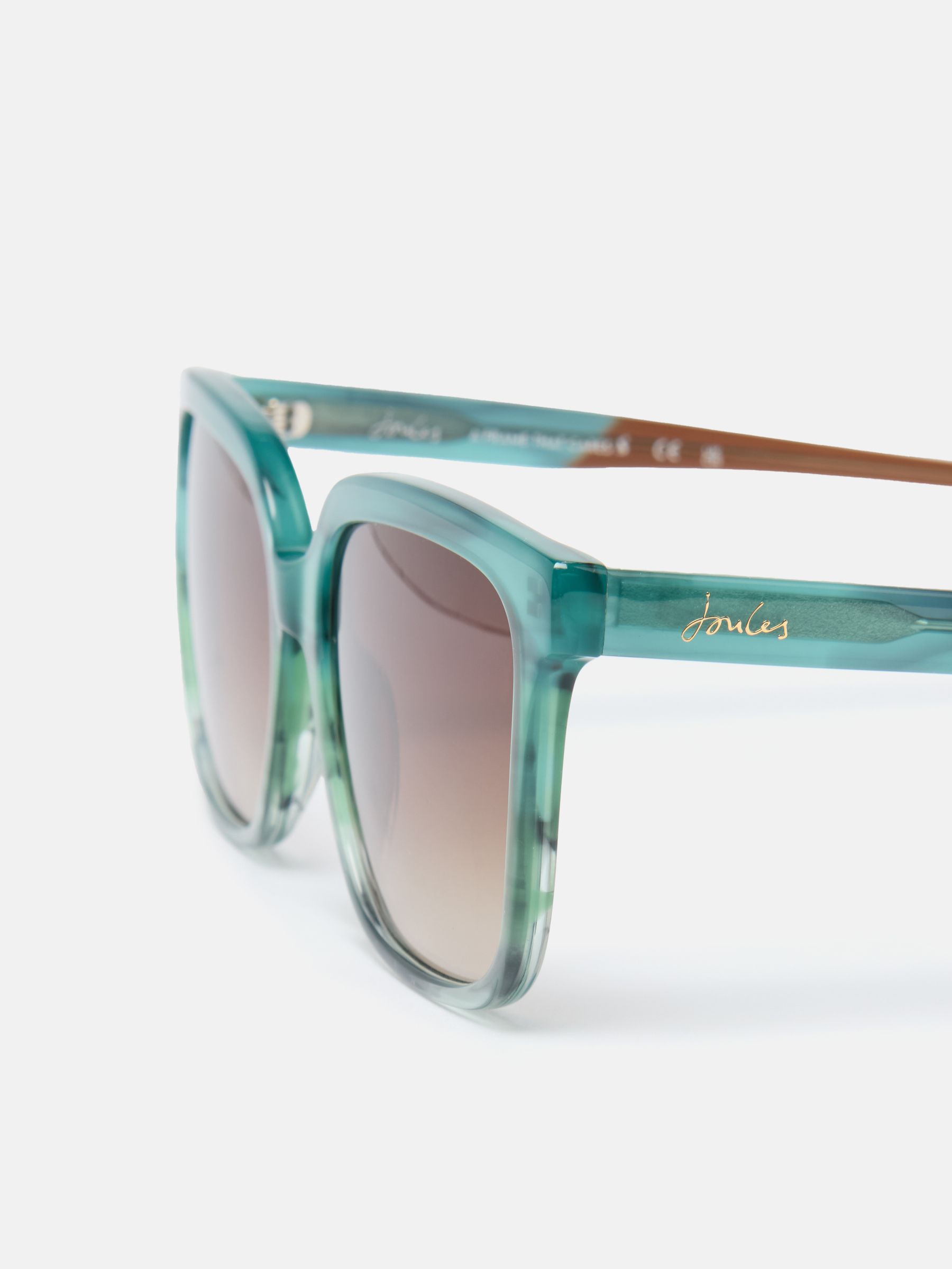 Green Ombre Square Rimmed Sunglasses - Image 3 of 4
