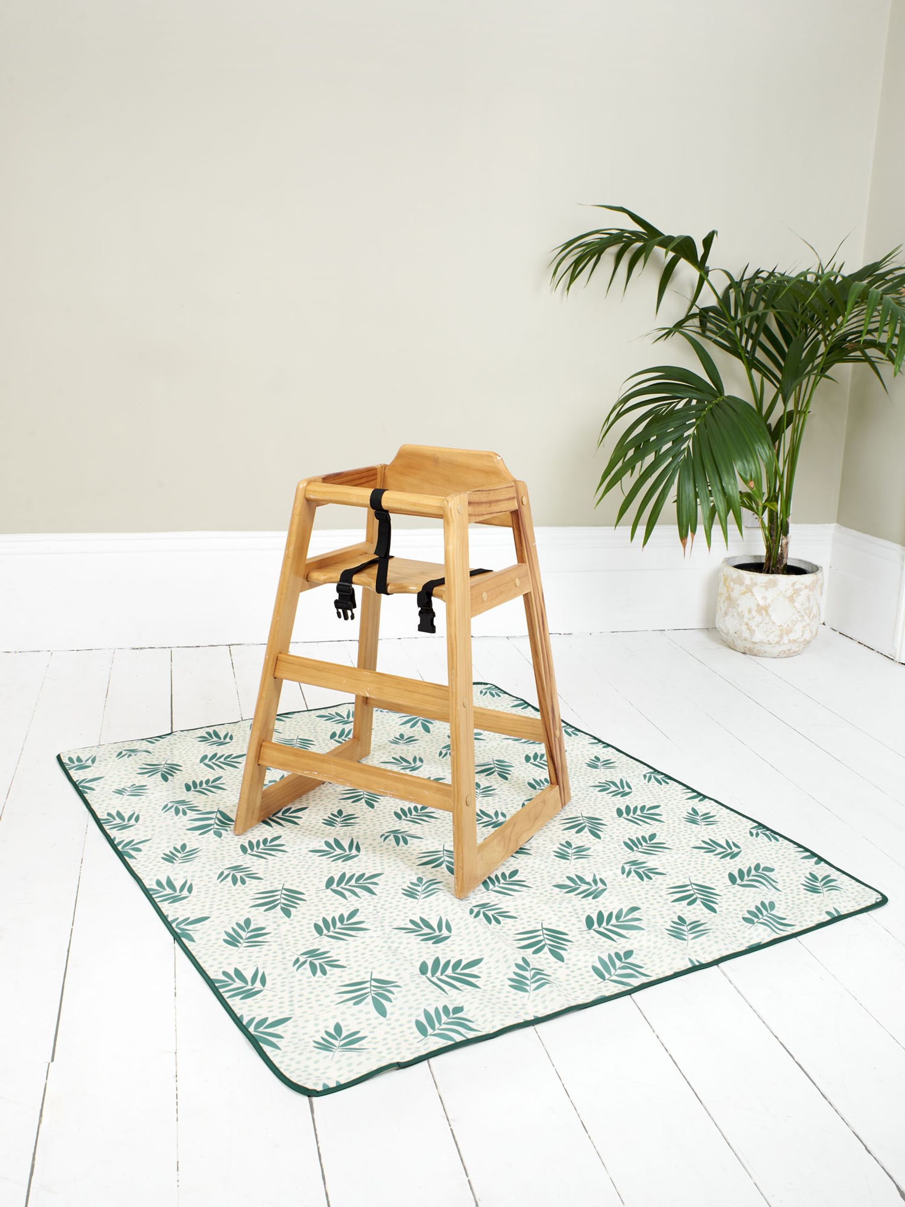 Leaf Print Floor Mat - Image 1 of 2