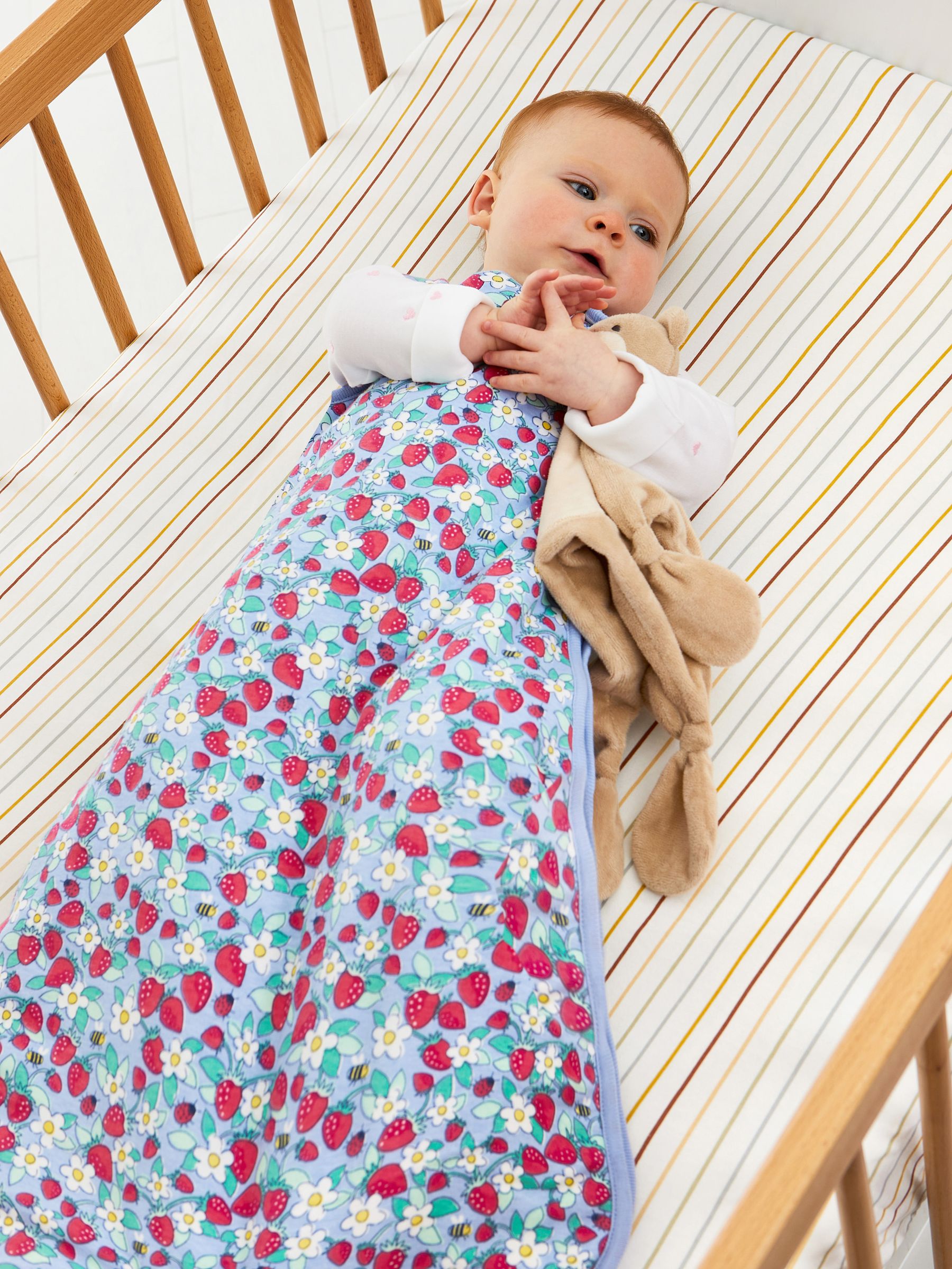 Blue Strawberry 2.5 Tog Baby Sleeping Bag - Image 2 of 6