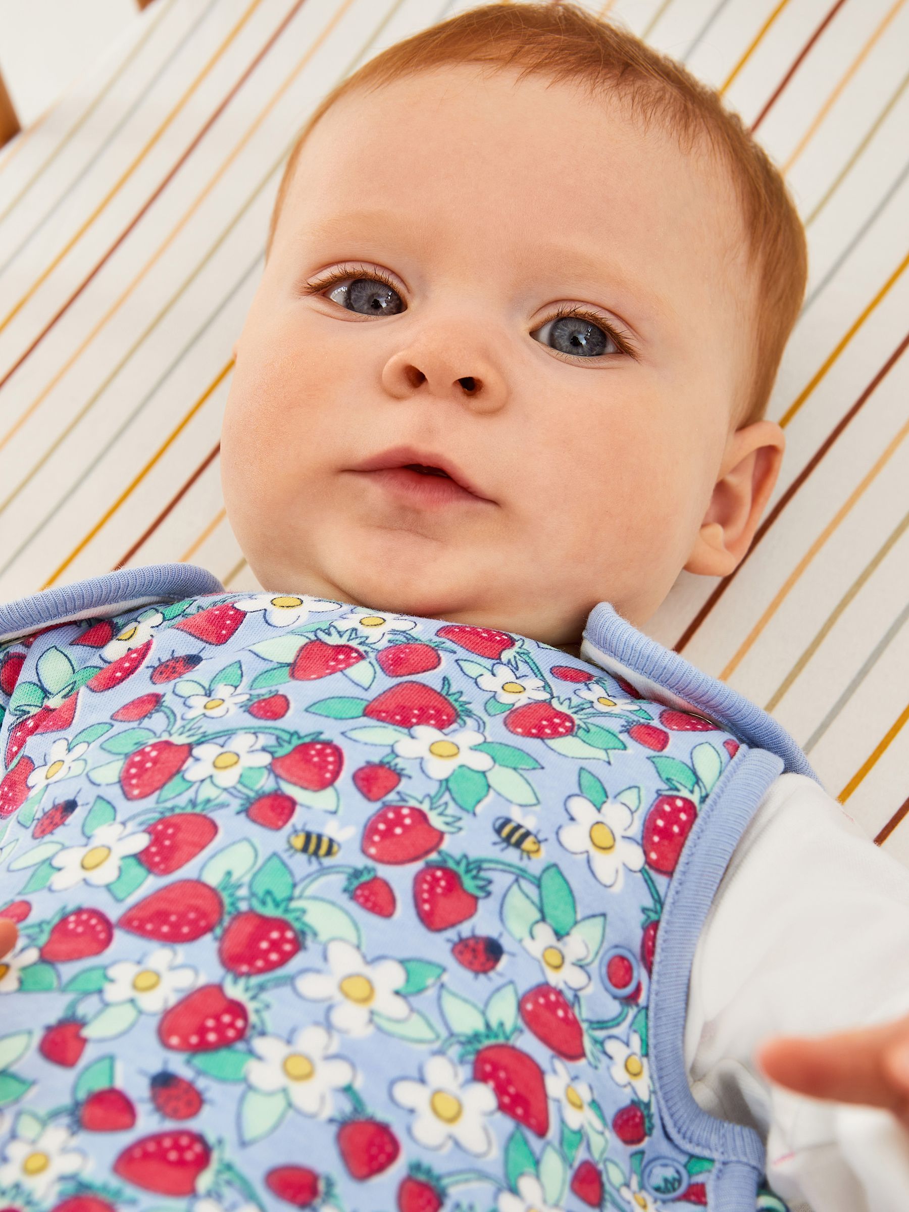 Blue Strawberry 2.5 Tog Baby Sleeping Bag - Image 3 of 6