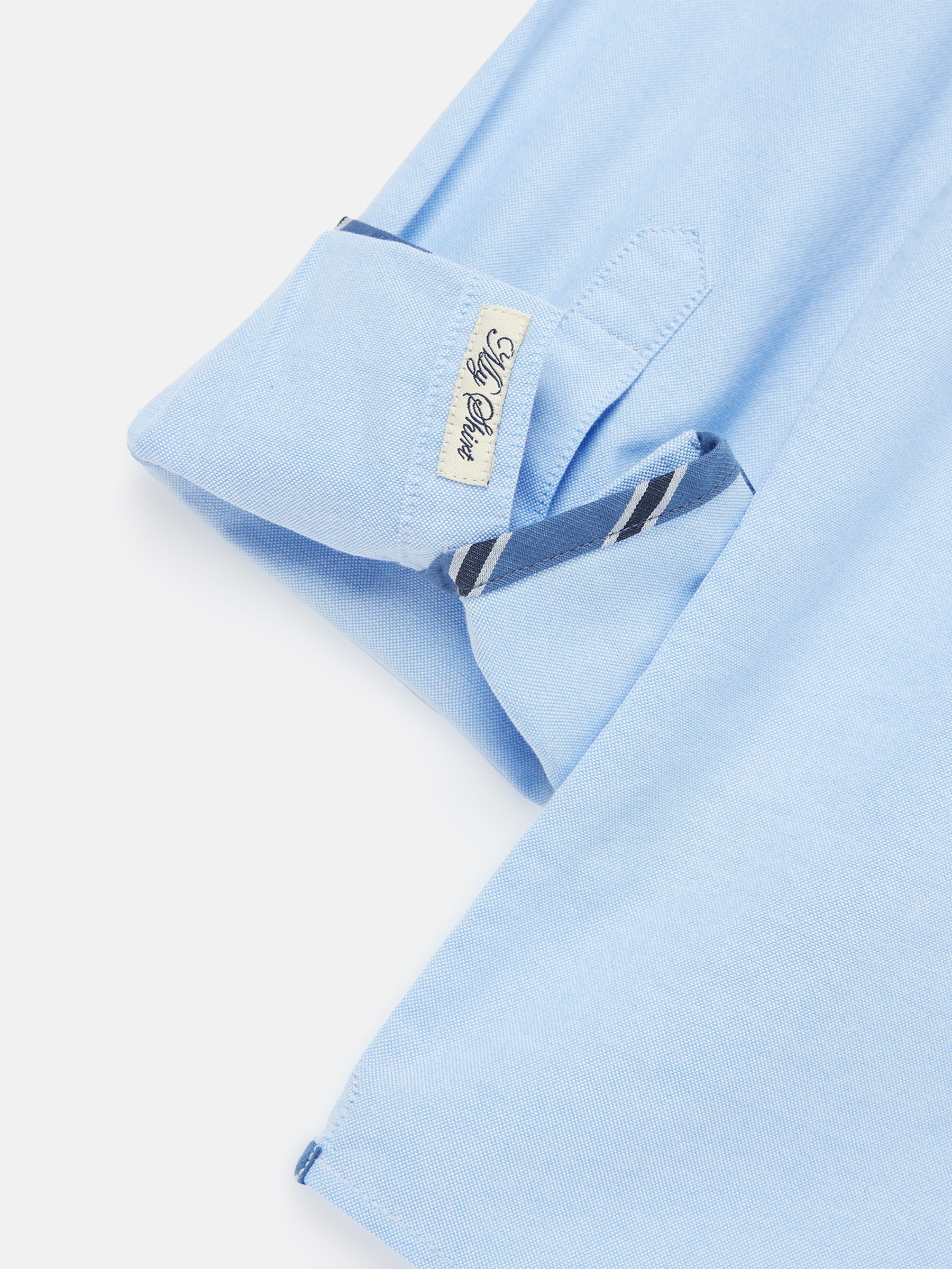 Oxford Blue Classic Fit Cotton Shirt - Image 9 of 9