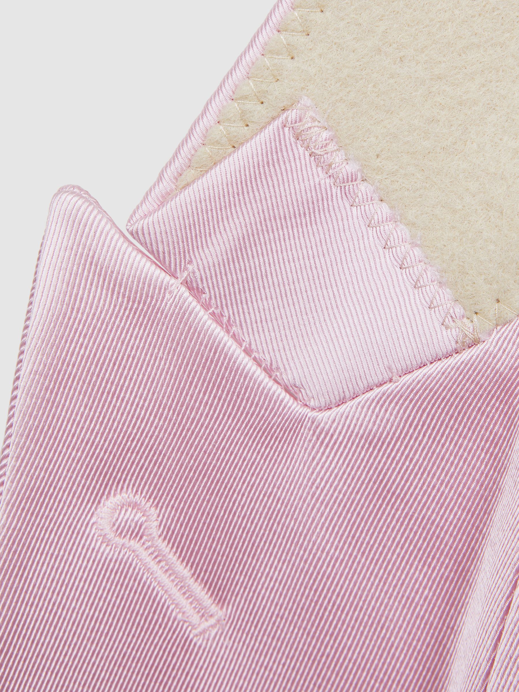 Satin Single Breasted Blazer in Pink - Image 8 of 9