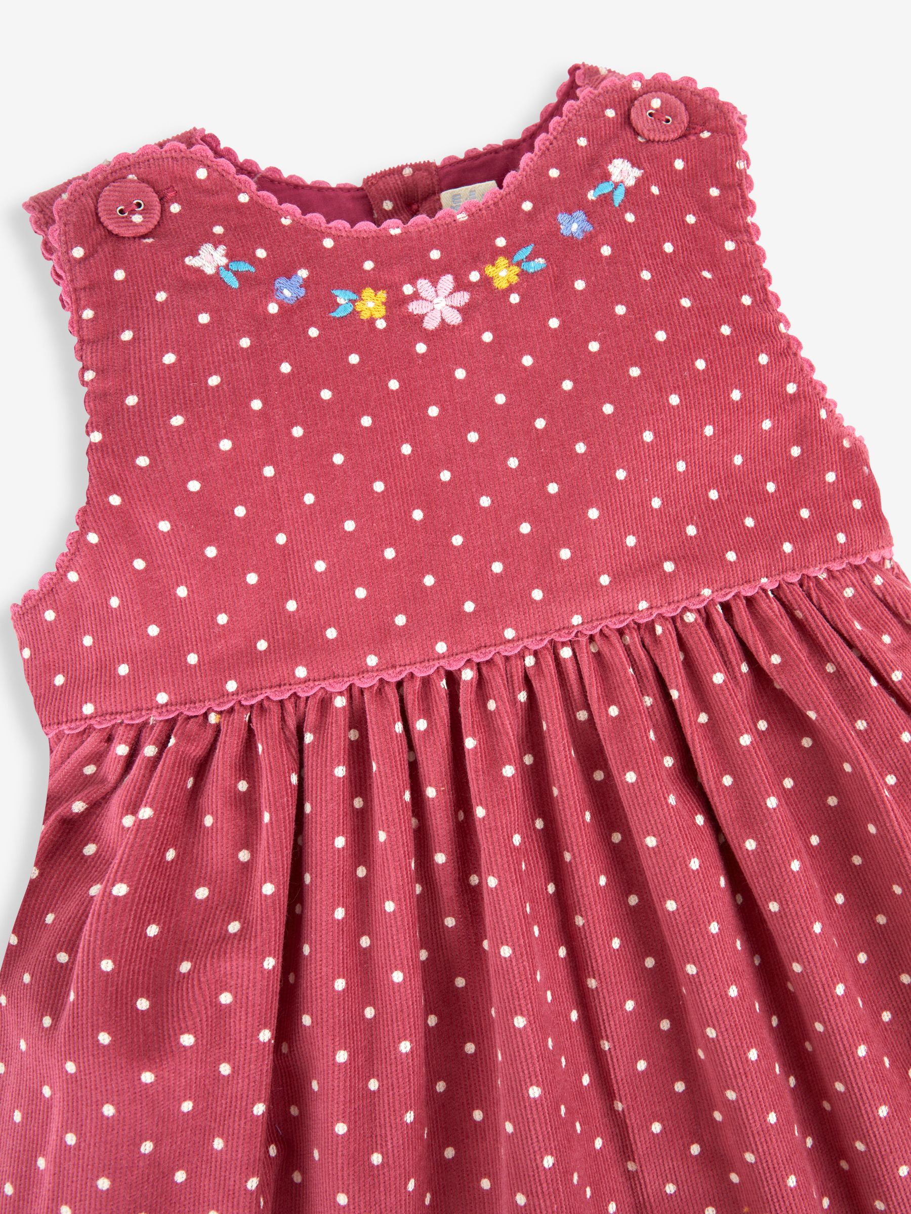 Rose Pink Mouse Girls' Appliqué Cord Dress - Image 2 of 3