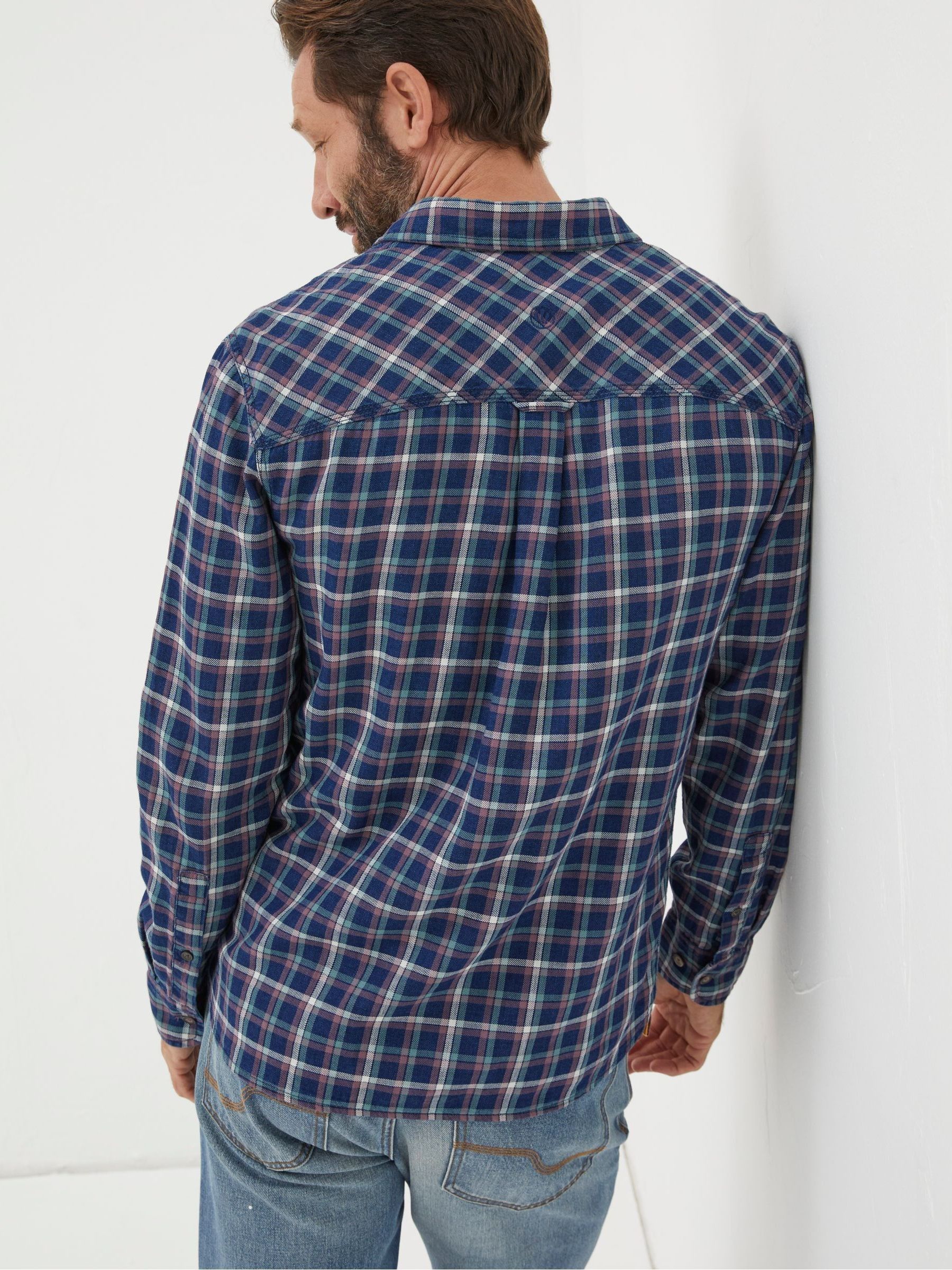 Blue Morley Check Shirt - Image 2 of 5