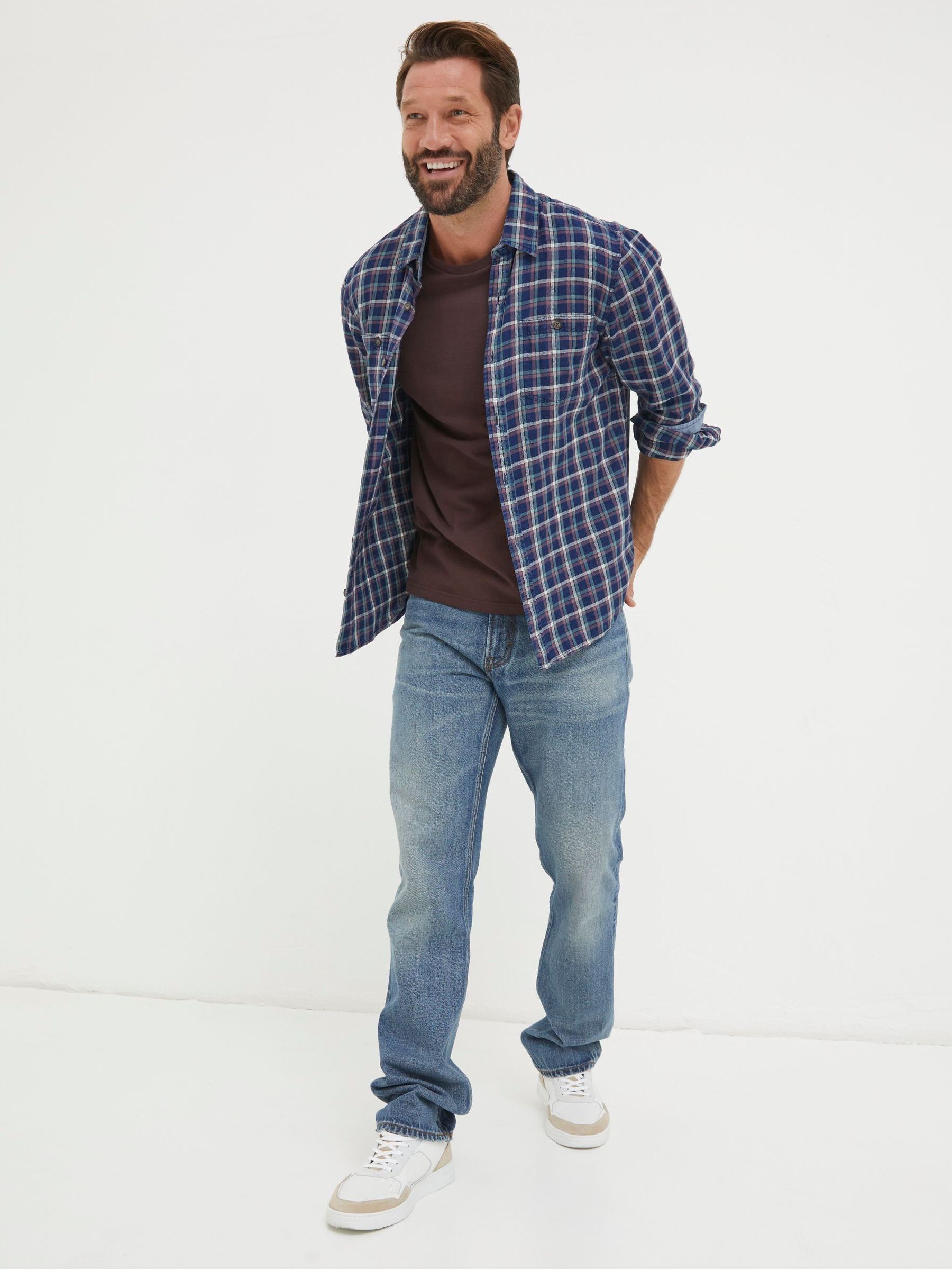 Blue Morley Check Shirt - Image 3 of 5
