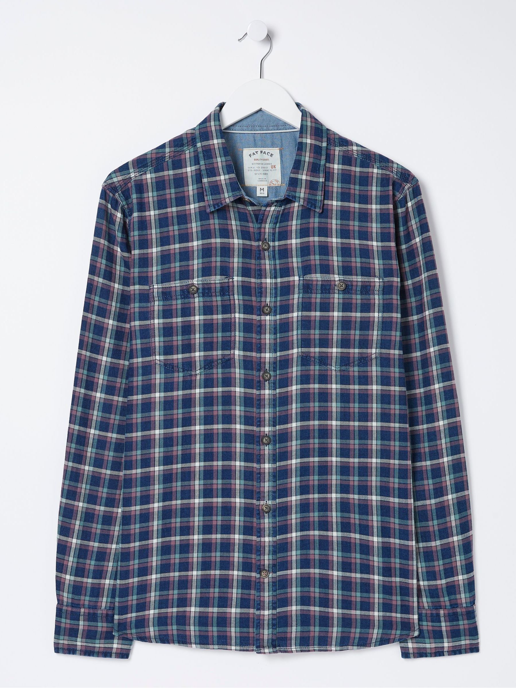 Blue Morley Check Shirt - Image 5 of 5