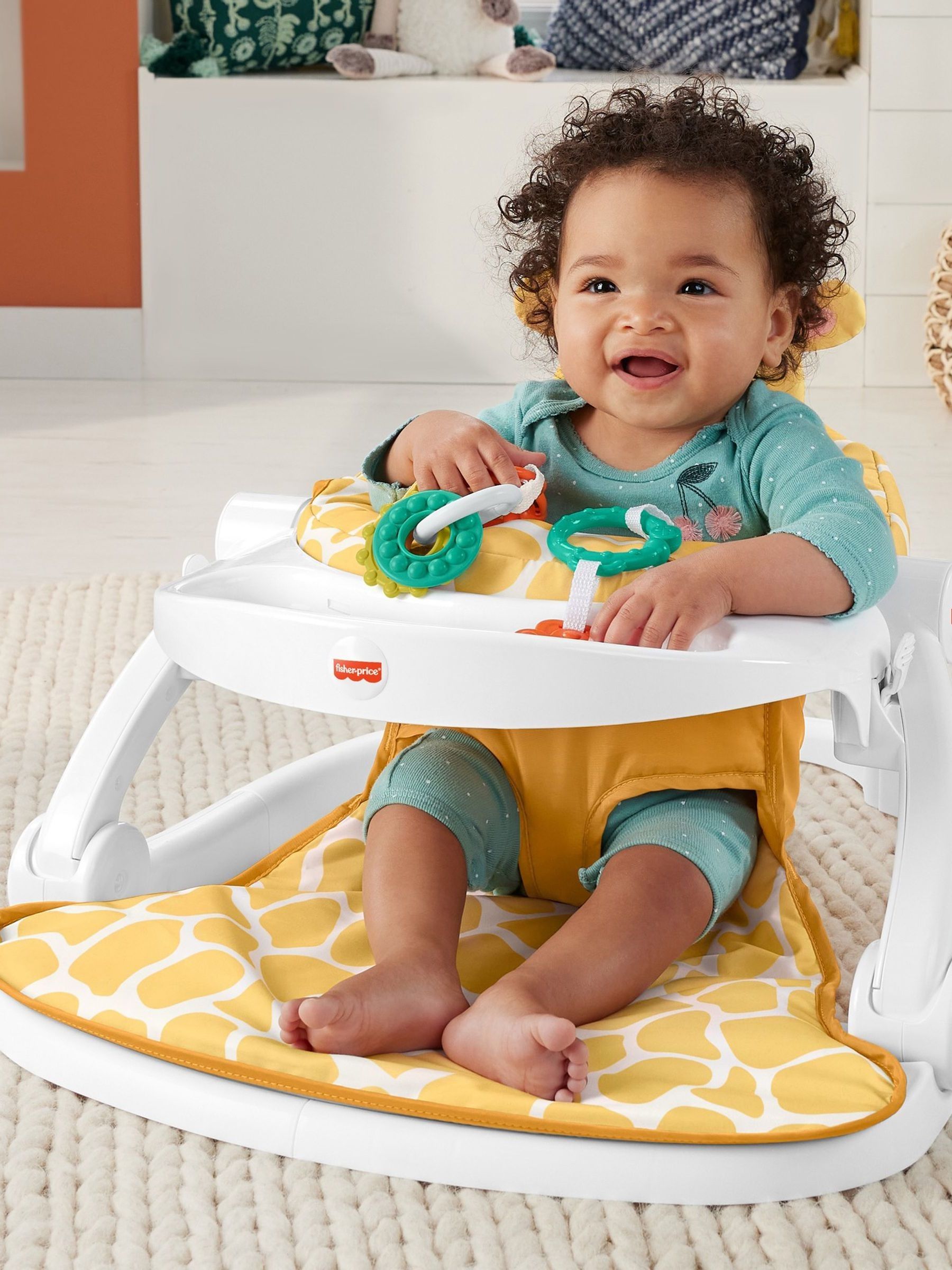 Fisher Price Sit Me Up Tray Giraffe - Image 1 of 4